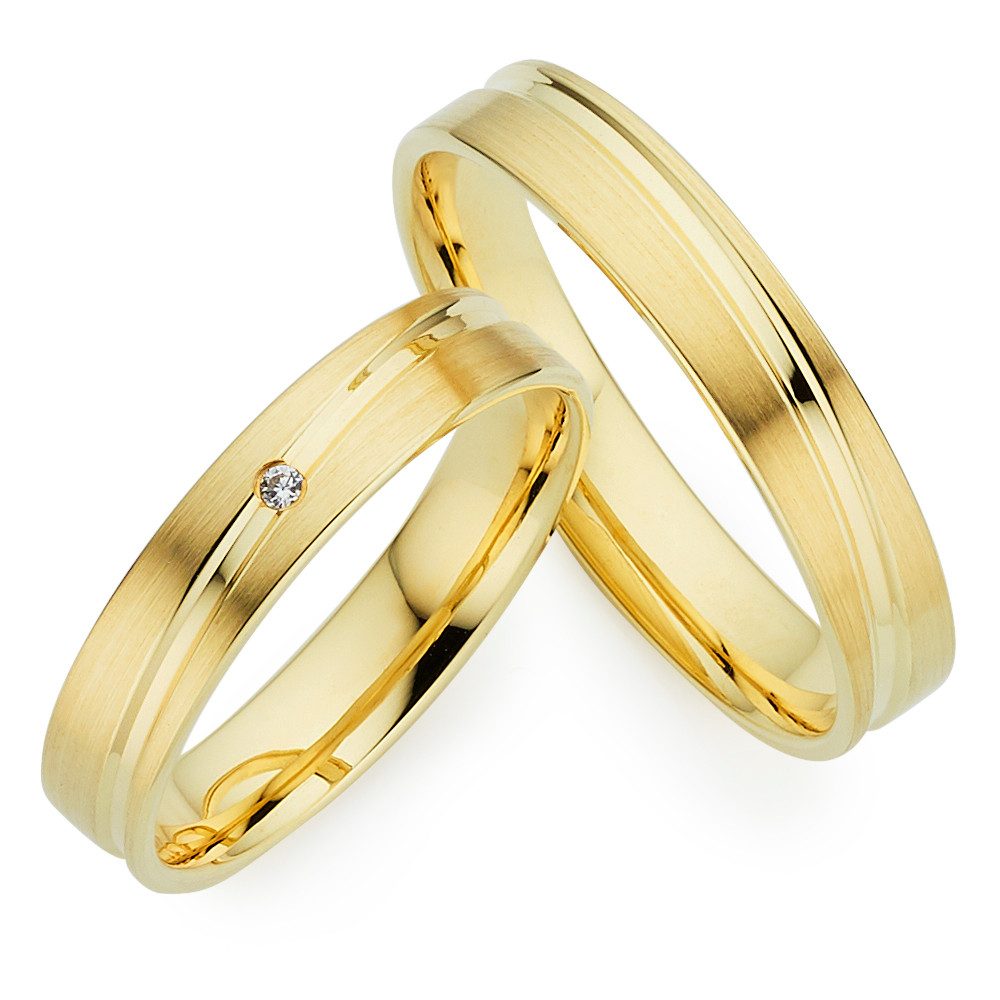 Phönix Trauring Ювелирные изделия Partnerring Ehering Verlobungsring Freundschaftsring, Made in Germany - wahlweise mit oder ohne Brillant