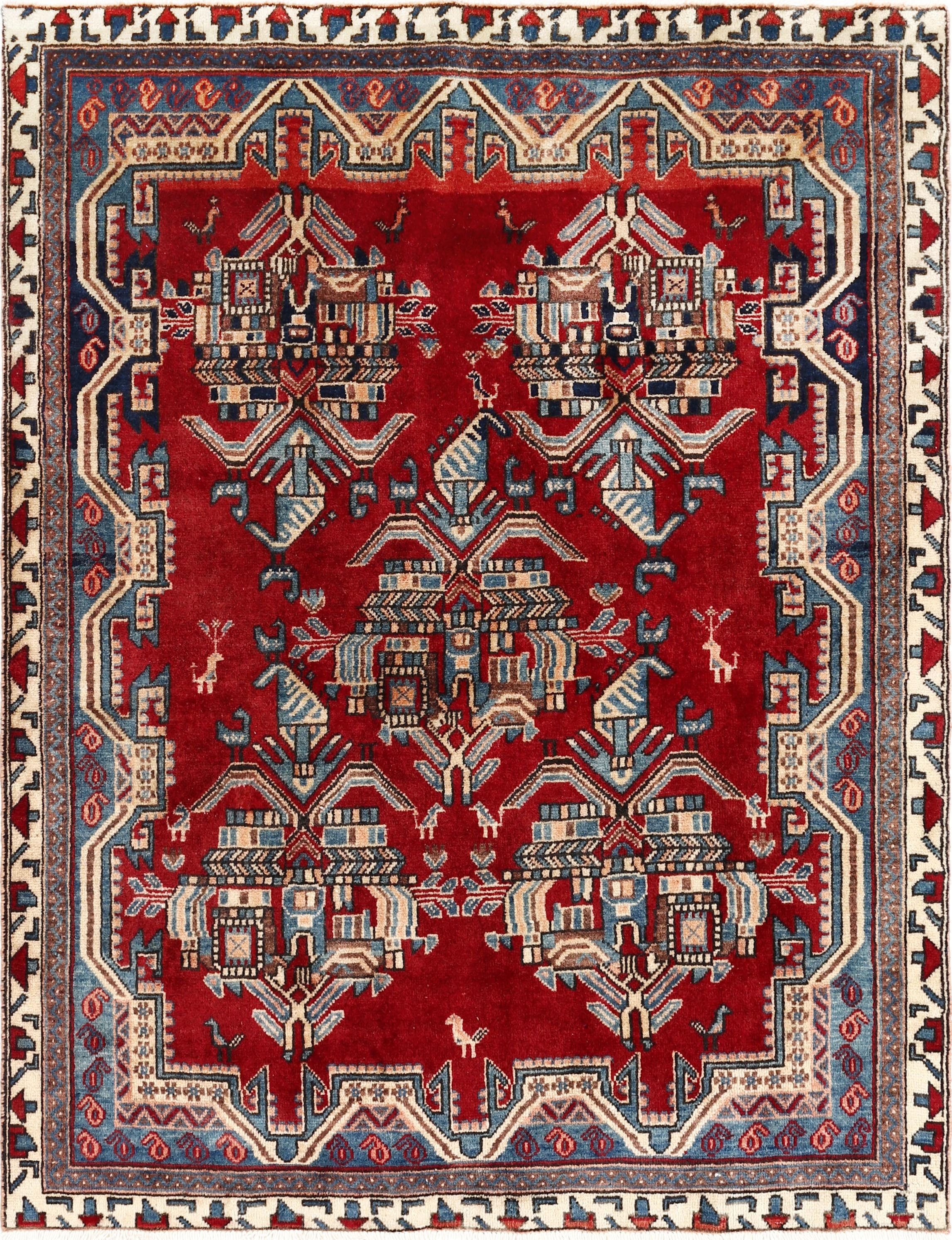 Carpet Avenue Teppich Afshar Shahr-Babak 145x110, Rechteck, Höhe: 9 mm