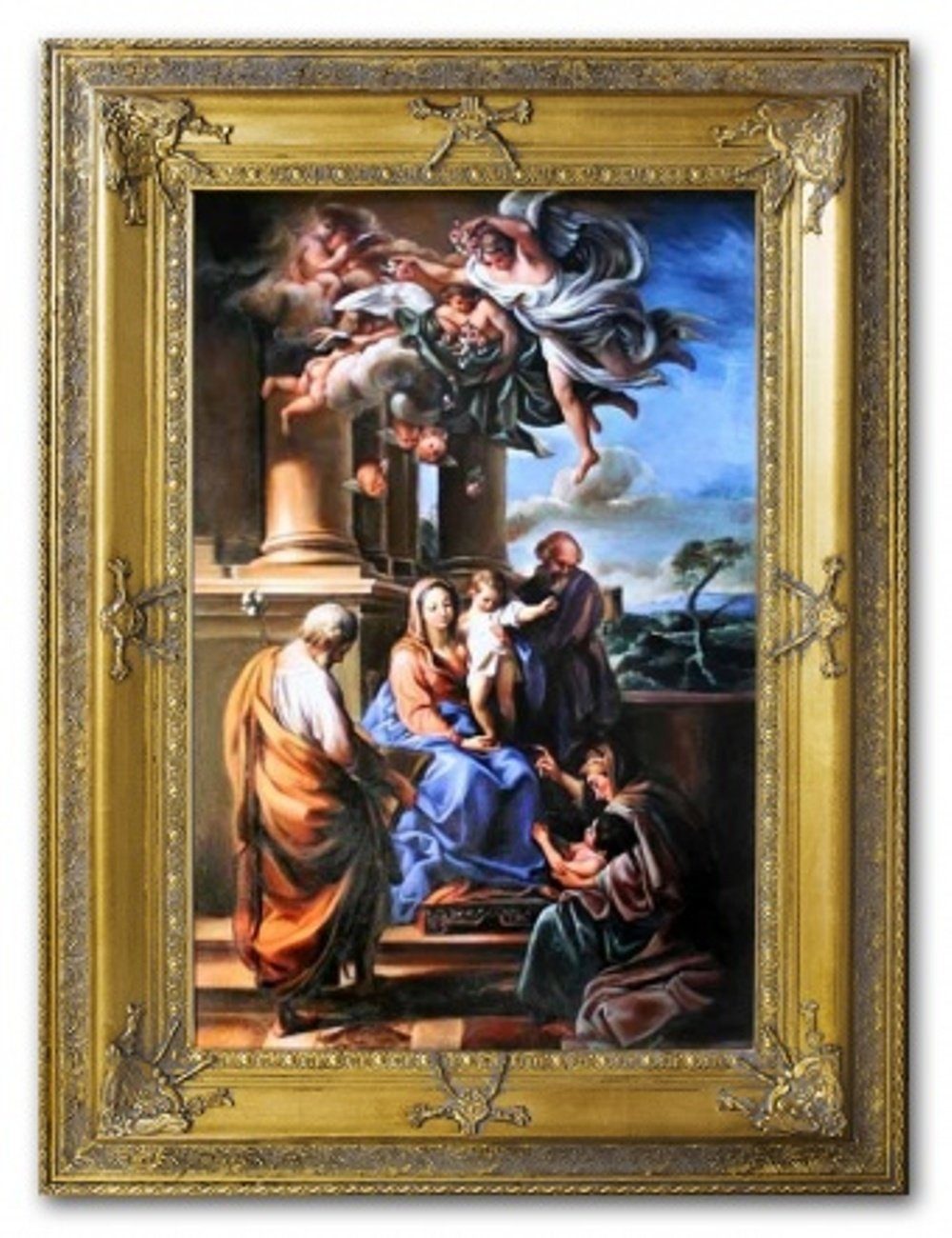Handarbeit Jesus Biblisches Ölbild Ölbilder Religion Bilder Josef Ölbild Maria G06302, JVmoebel