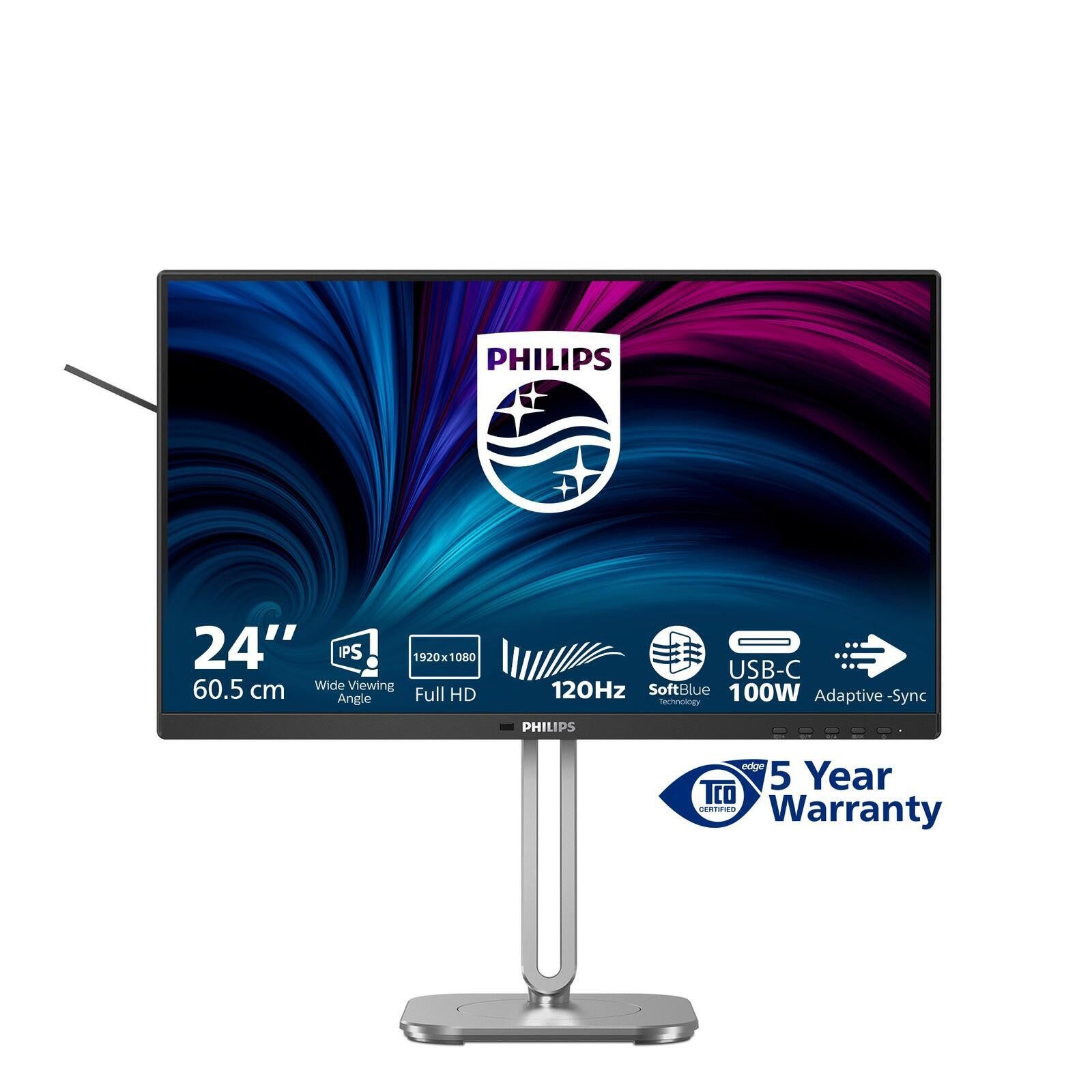Philips 24B2U4301 TFT-Monitor (1920 x 1080, 4 ms Reaktionszeit, 120 Hz, WLED)