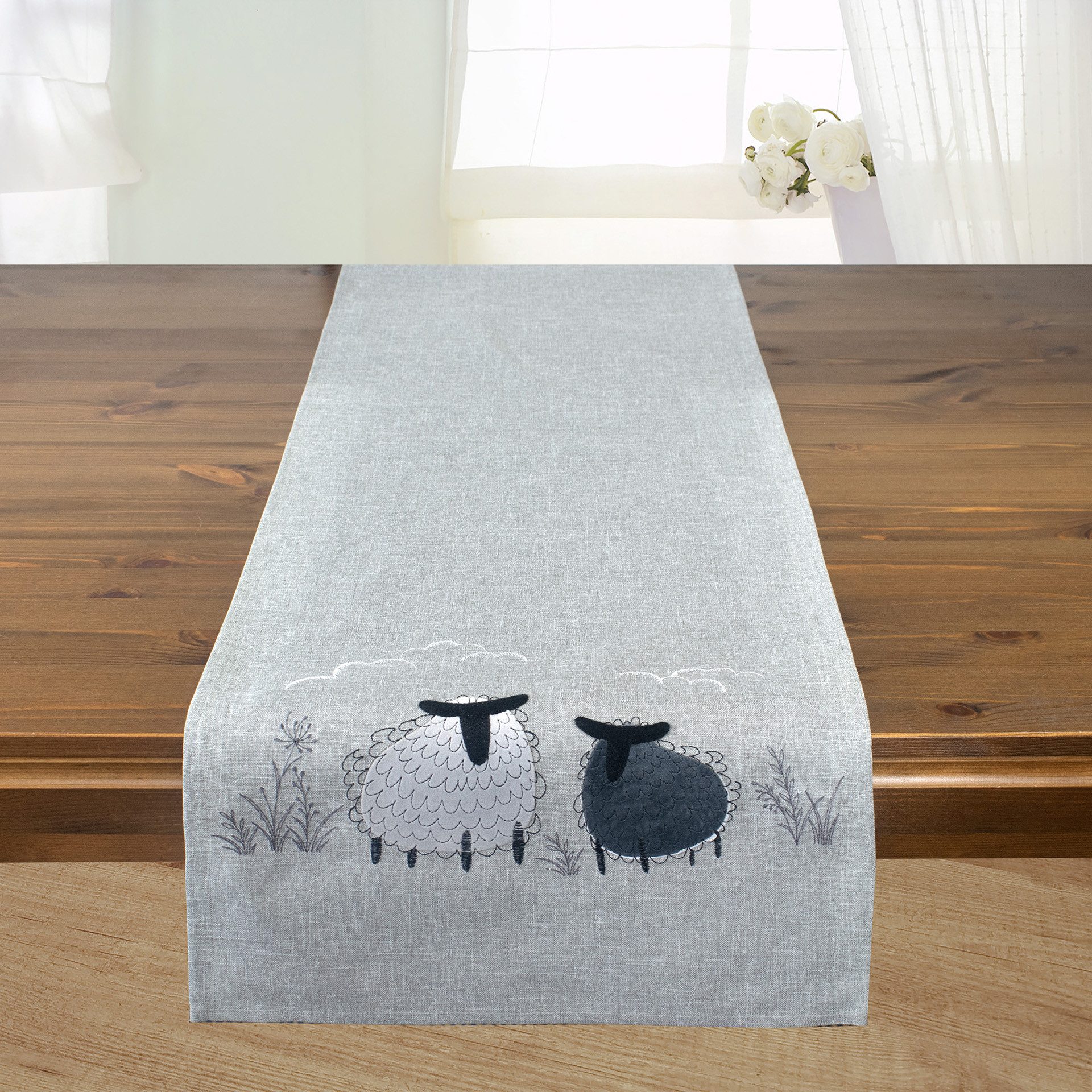 Delindo Lifestyle Tischdecke Mitteldecke/Tischläufer Schafe (1-tlg), günstig online kaufen