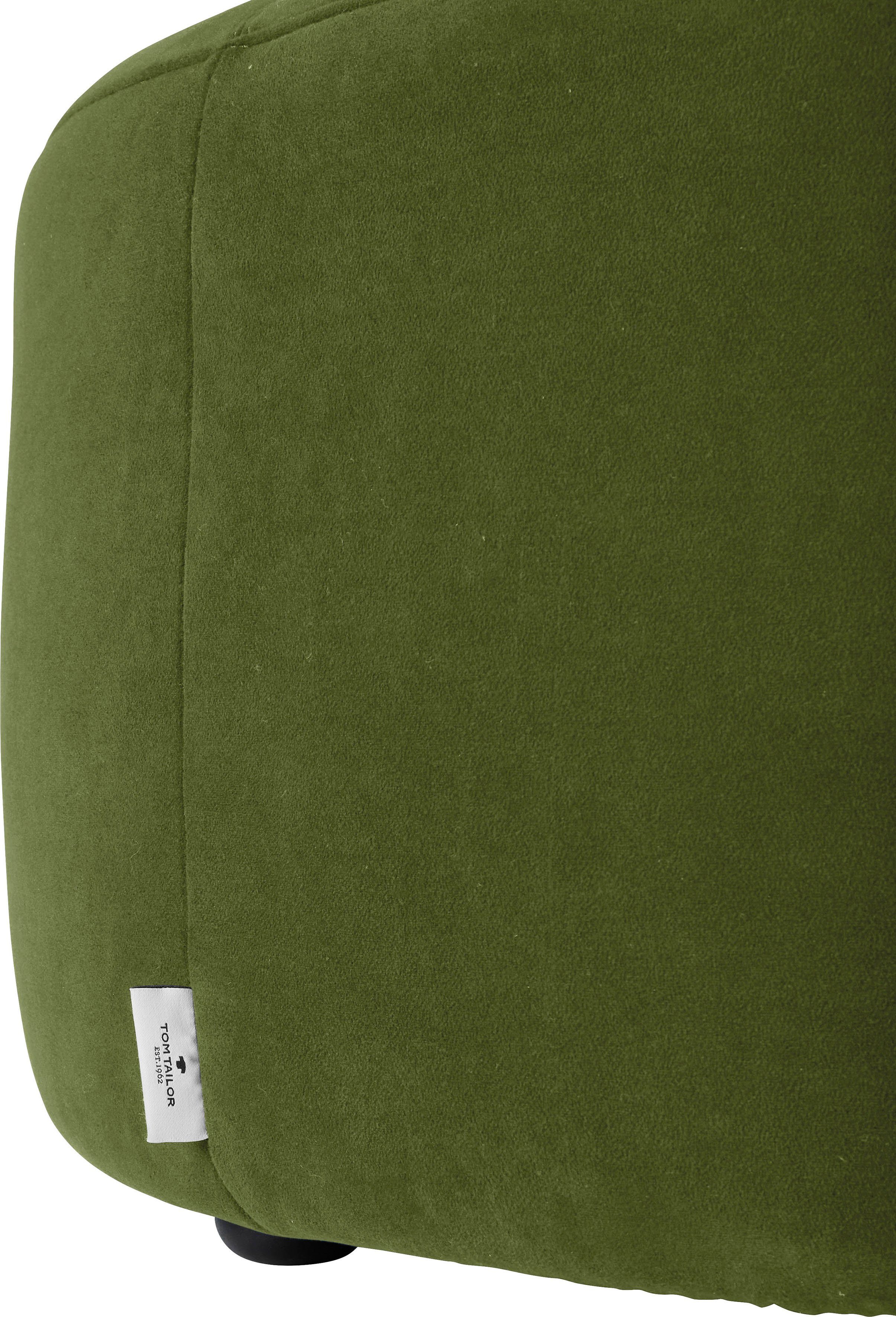 im Pouf cm 90 TOM mit Sitz, Steppung PURE, ø TAILOR HOME DROP