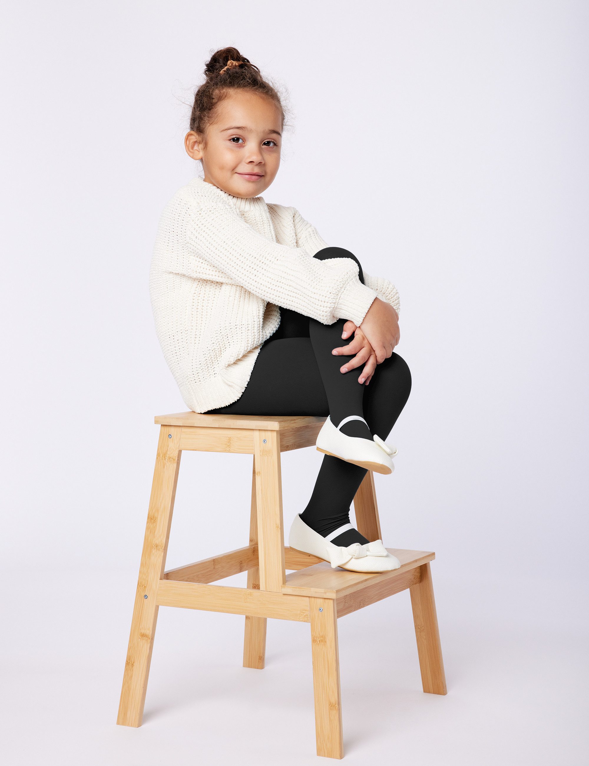 Merry Style Strumpfhose 3er Pack Kinder Strumpfhose für Mädchen Microfaser 60 DEN WL-010 60 DEN (1 St) – Bild 5 von 5