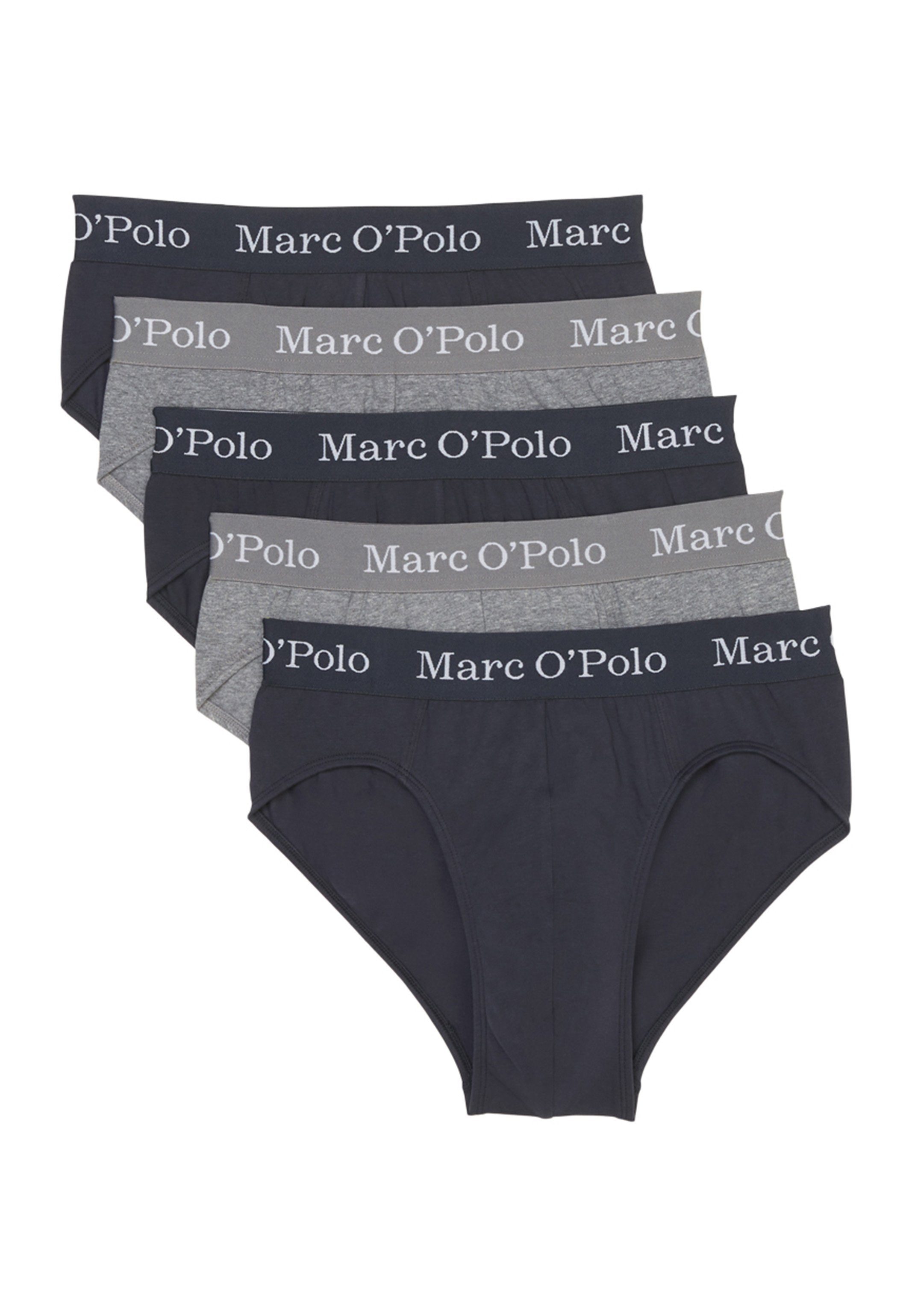 Marc O'Polo Slip 5er Pack Elements Organic Cotton (Spar-Set, 5-St) Slip / Unterhose - Baumwolle - ohne Eingriff