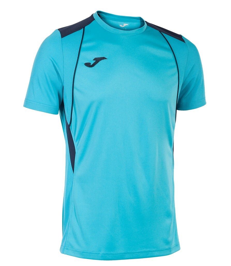 Joma T-Shirt Championship VII (leicht, atmungsaktiv) türkis/marineblau Herren