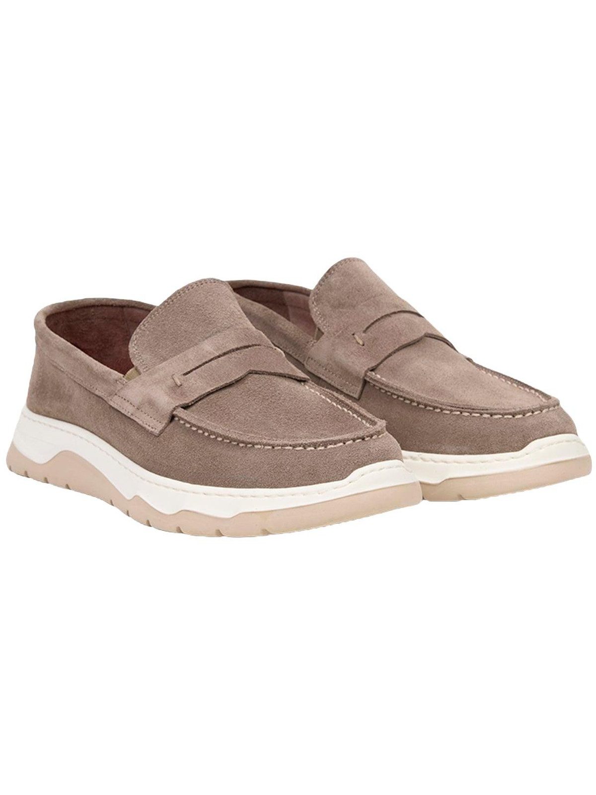 Desa Herren-Slipper aus echtem Leder – bequeme Freizeitschuhe für jeden Ta Daunenschuh