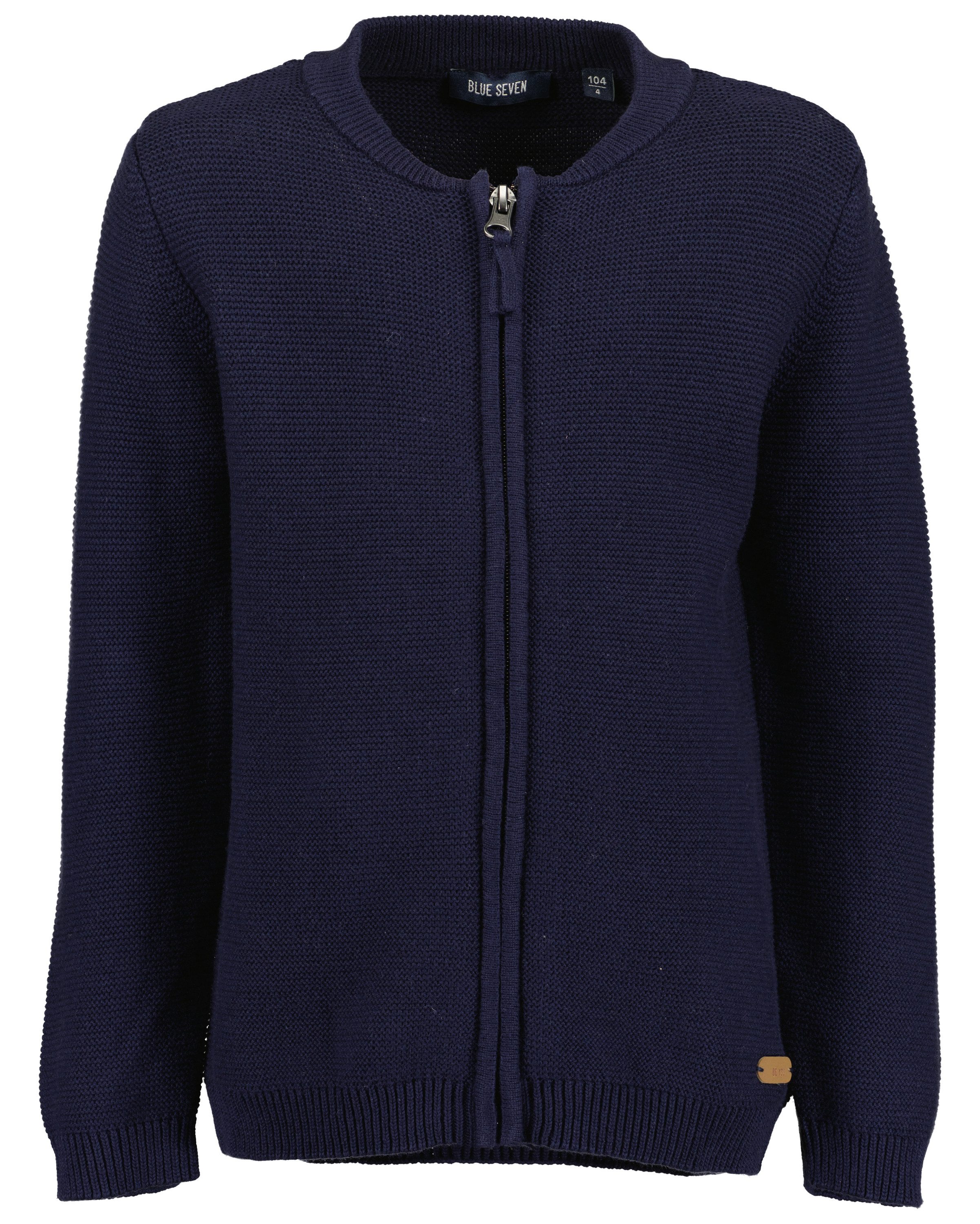 Blue Seven Strickjacke Cardigan mit Reißverschluss