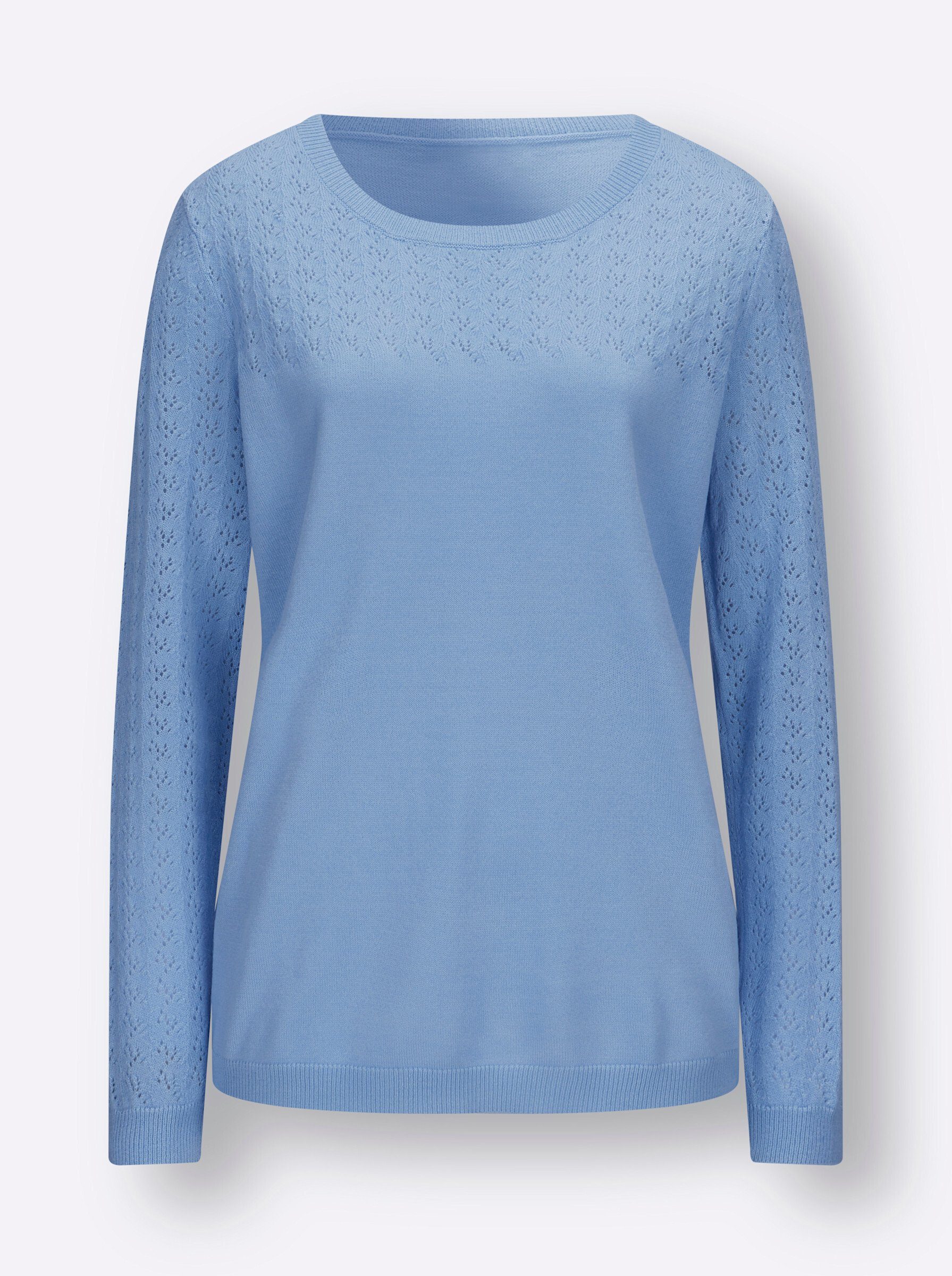 Sieh an! Strickpullover Ajourpullover .