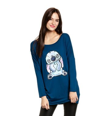Disney Langarmshirt Lilo & Stitch Blue Stitch
