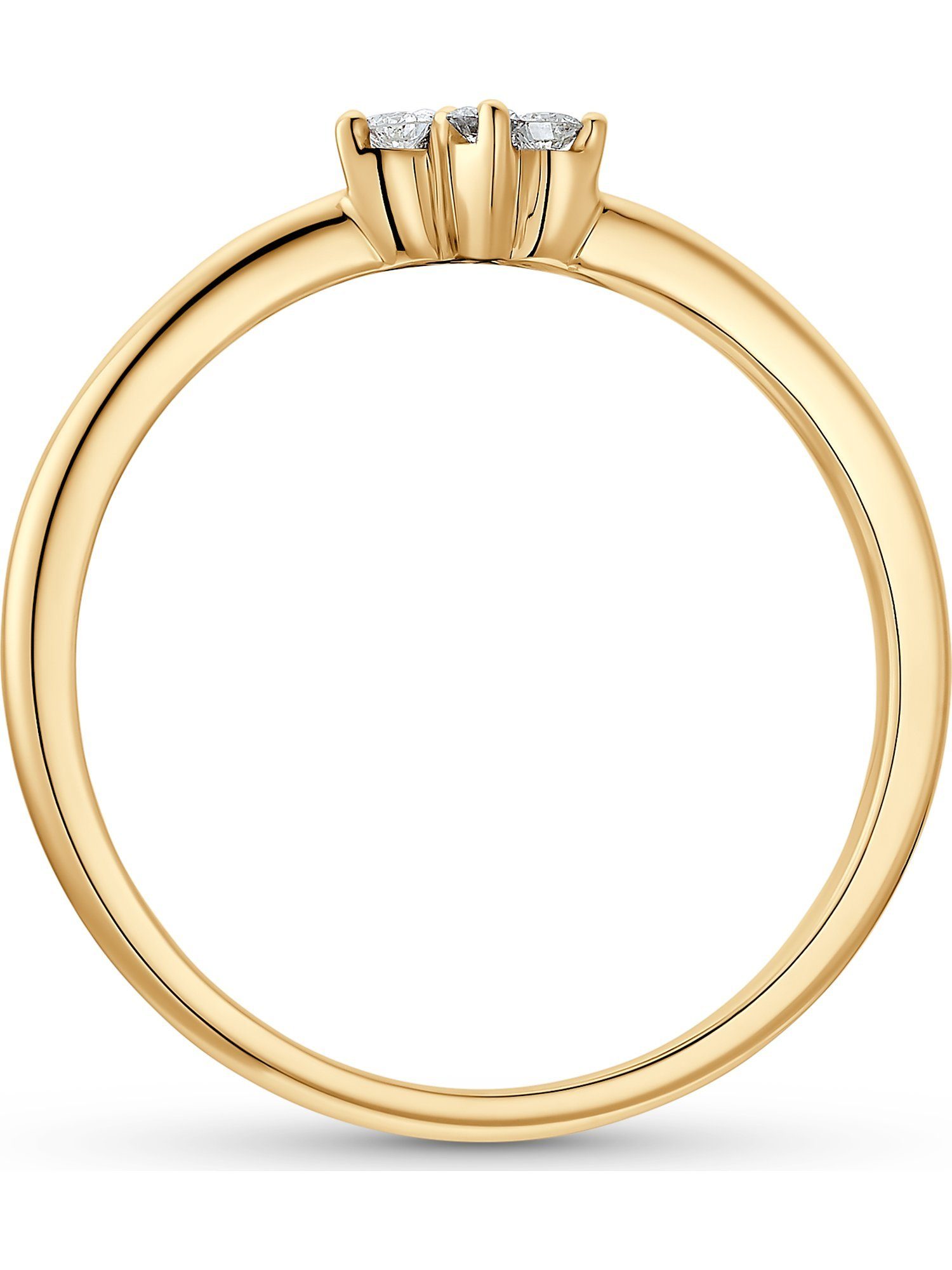 CHRIST Diamantring CHRIST Damen-Damenring 585er Gelbgold günstig online kaufen