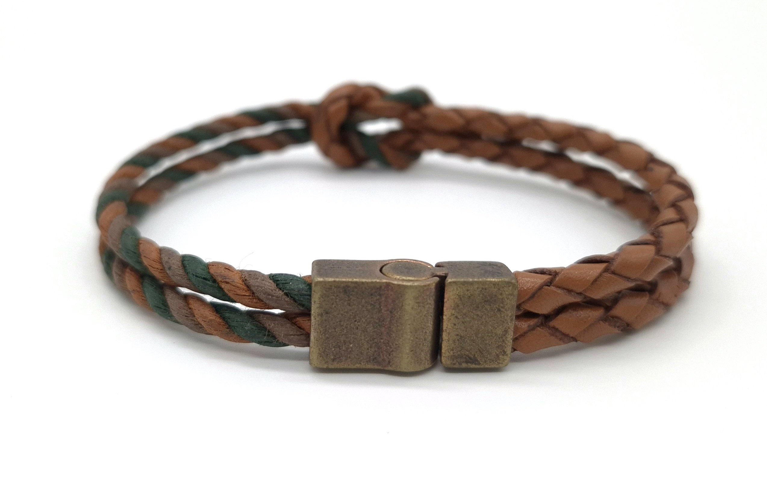 NAHLE Lederarmband Elegantes Leder Armband aus Echtleder Armband (inklusive günstig online kaufen