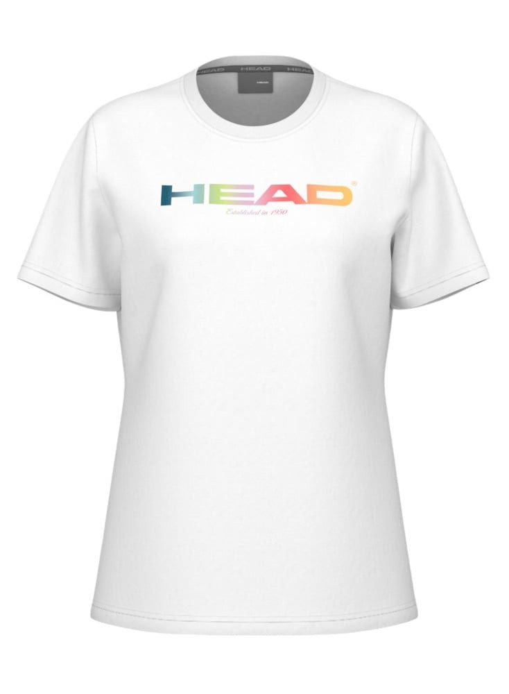 Head T-Shirt Rainbow (Mischgewebe) 2025 weiss Damen