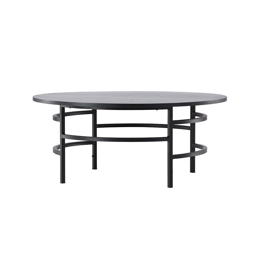 Venture Home Couchtisch Copenhagen Couchtisch Ø100cm schwarz.