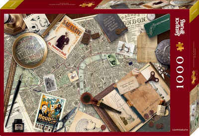 Coppenrath Puzzle Puzzle Sherlock Holmes (1000 Teile), 1000 Puzzleteile