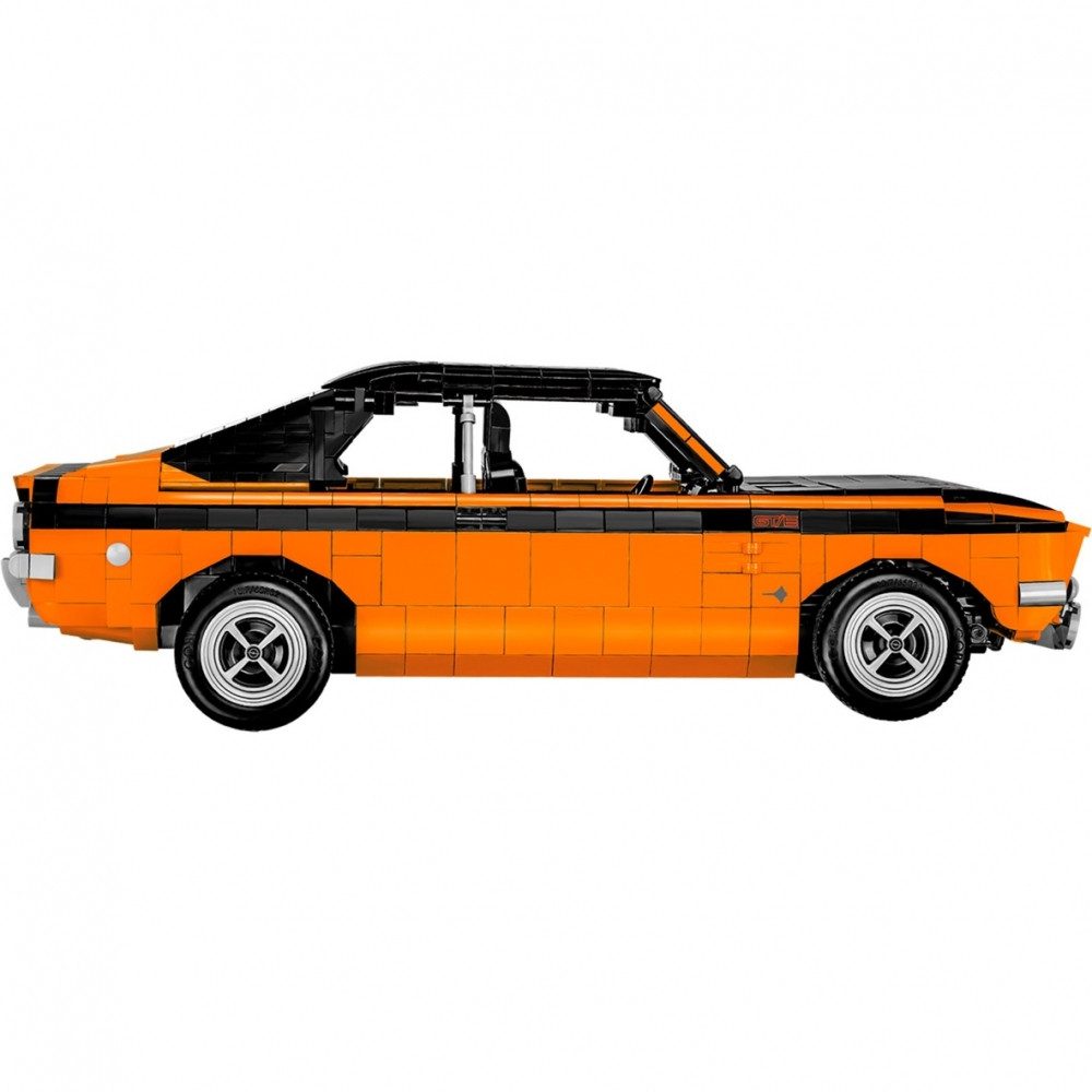 COBI Opel Manta A GT/E 1974 - Konstruktionsspielzeug - orange/schwarz Konstruktionsspielsteine