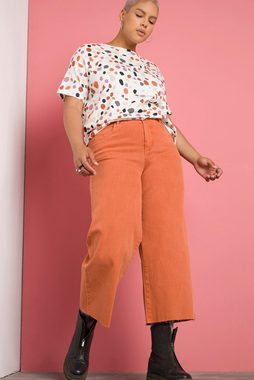 Studio Untold Culotte Jeans Culotte 5-Pocket High Waist weit geschnitten