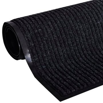 Fußmatte Fußmatte Schwarze PVC Türmatte 90 x 120 cm Schmutzfangmatte Türvorlege, vidaXL, Rechteck, Höhe: 90 mm