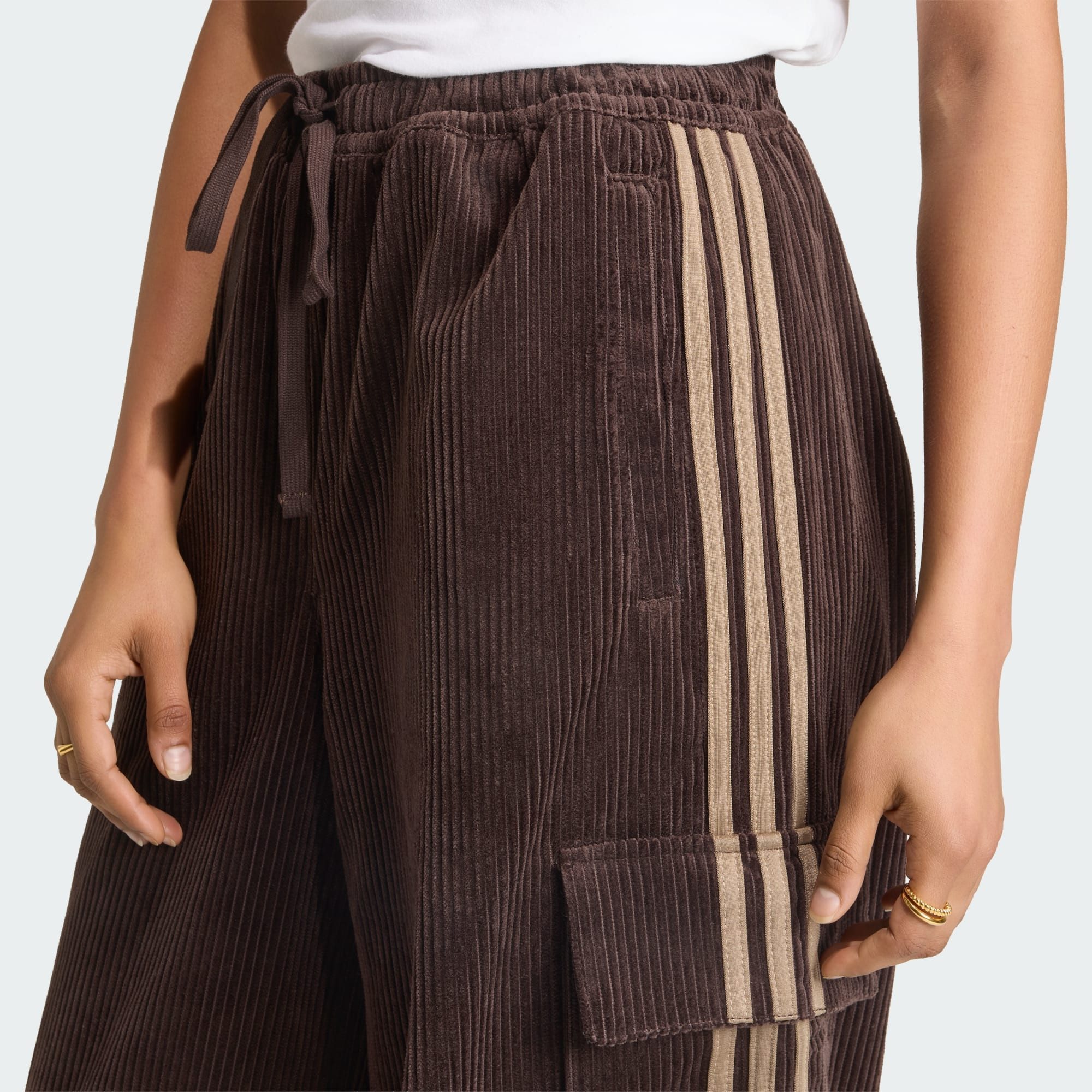 adidas Originals Cargohose 3S CARGOHOSE, CORD (1-tlg) – Bild 4 von 5