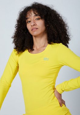 SPORTKIND Funktionsshirt Tennis Longsleeve Shirt Mädchen & Damen gelb