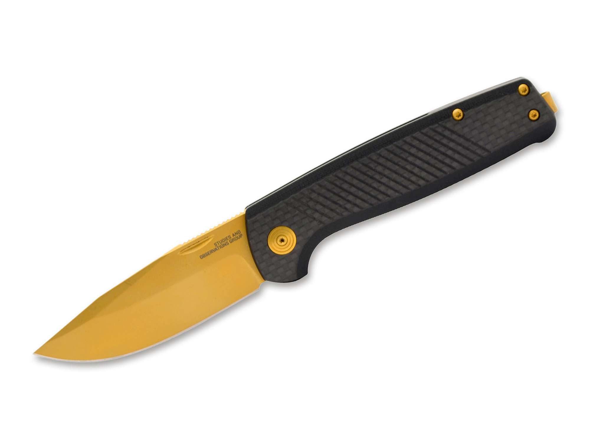 SOG Taschenmesser Taschenmesser Terminus SJ LTE Carbon + Gold