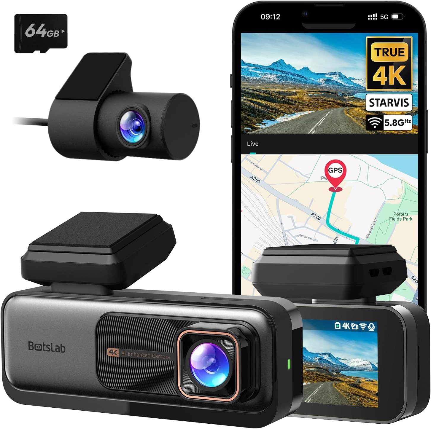 BOTSLAB G980 PRO Dashcam