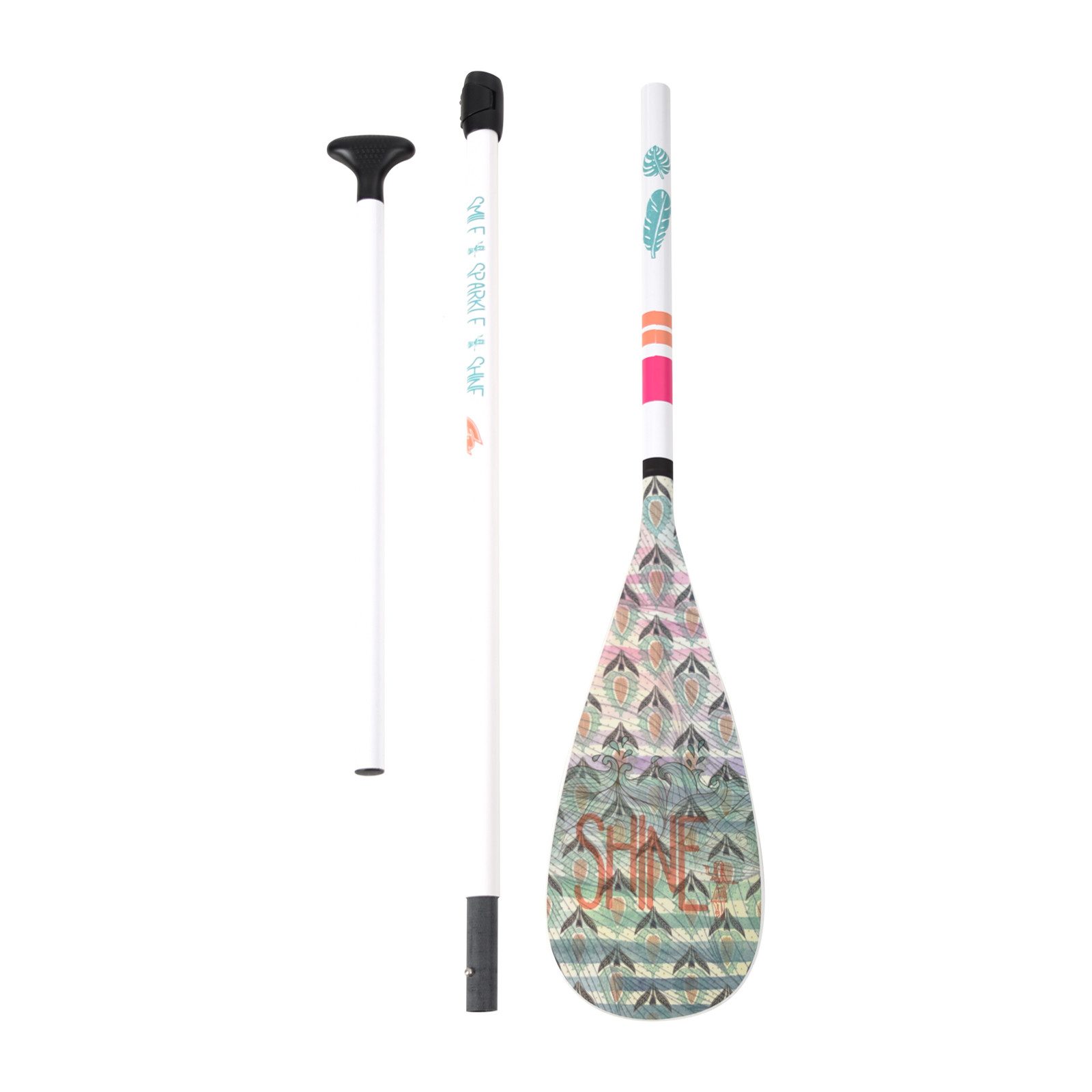 F2 F2 SUP Paddel Shine 3 teilig Multicolor 2024/25 SUP-Paddel