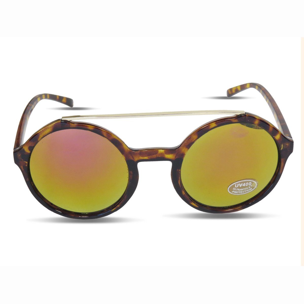 Sonia Originelli Sonnenbrille Sonnenbrille Verspiegelt Leo Muster Sommer Damen braun | Sonnenbrillen