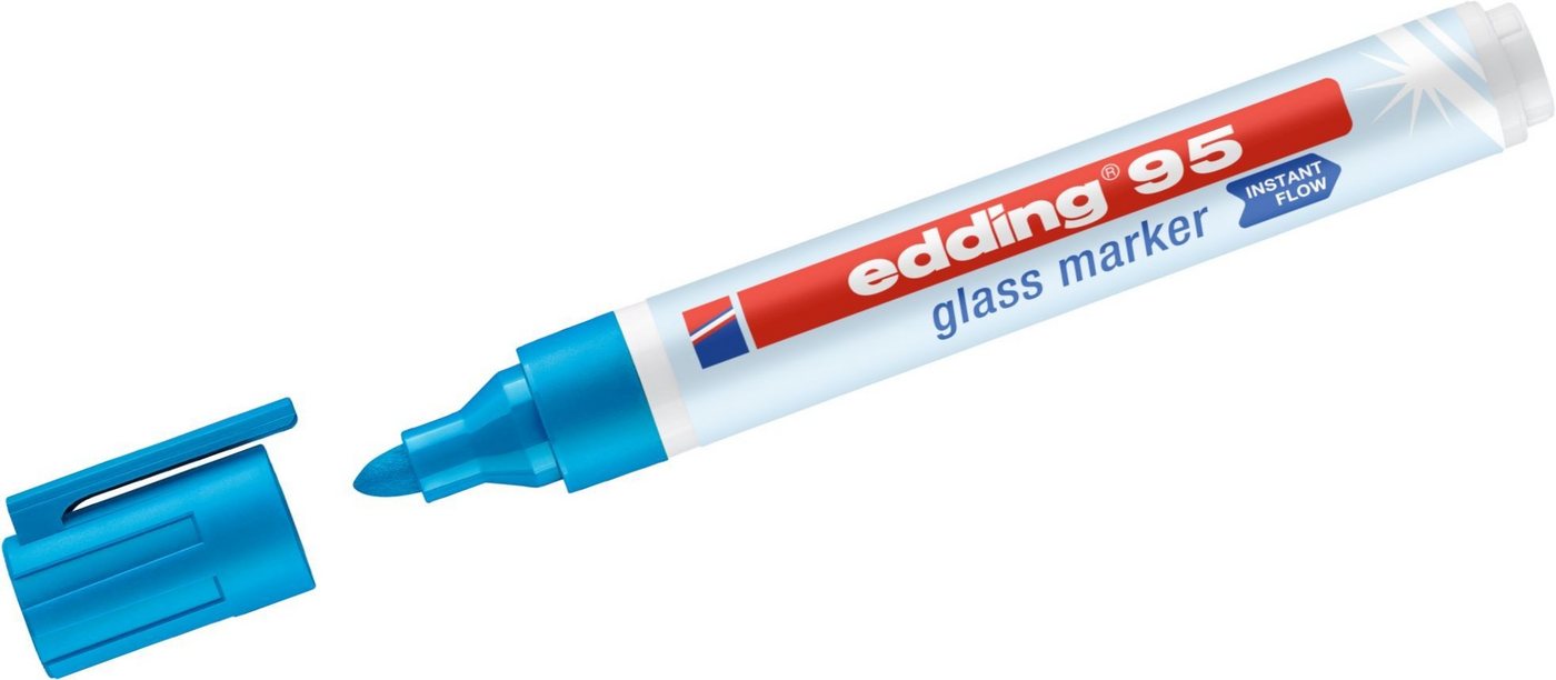 Thumbnail - edding Whiteboard Marker Glasmarker edding 95 hellblau.