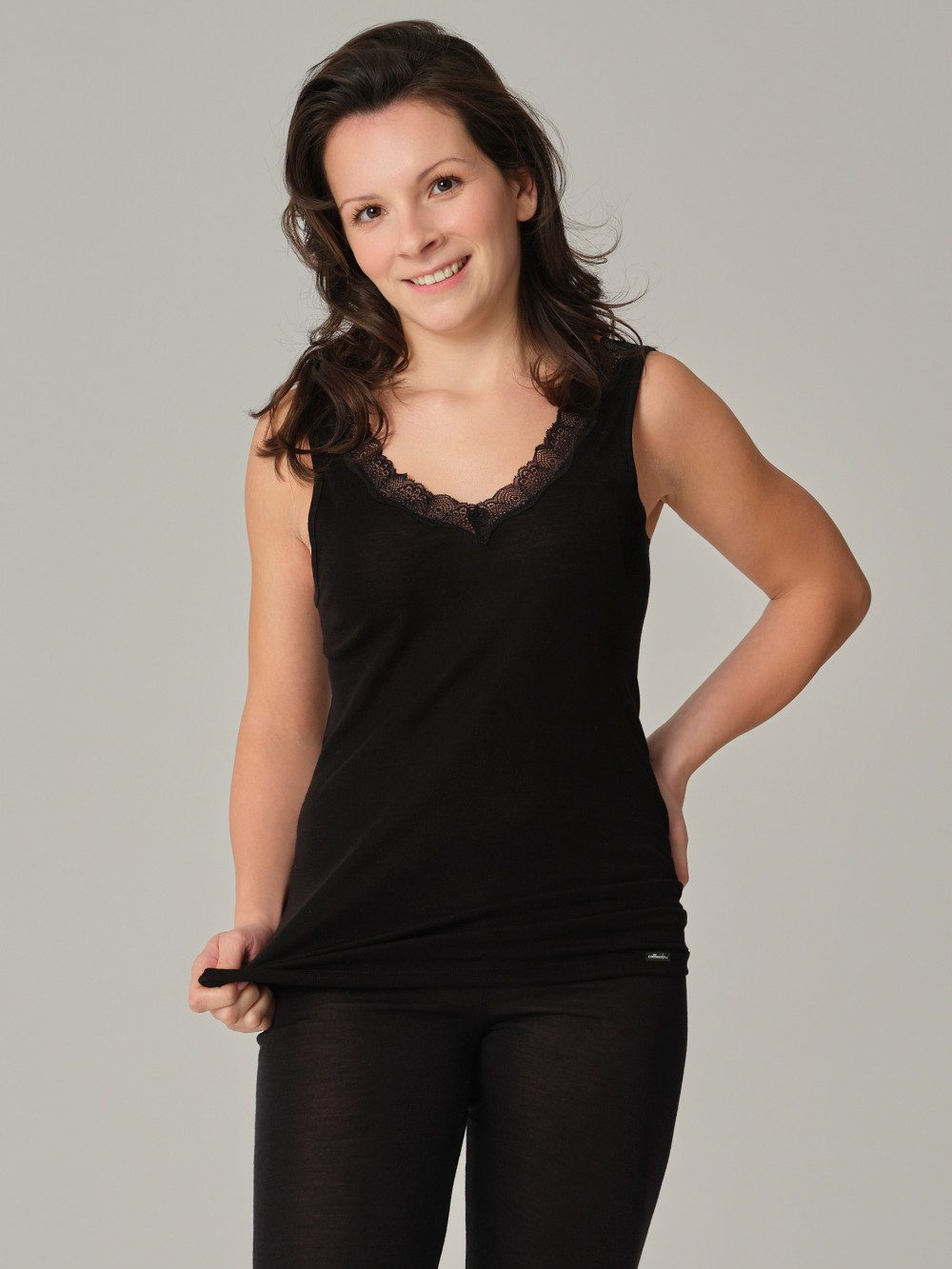 comazo Achselhemd aus Merinowolle und Seide