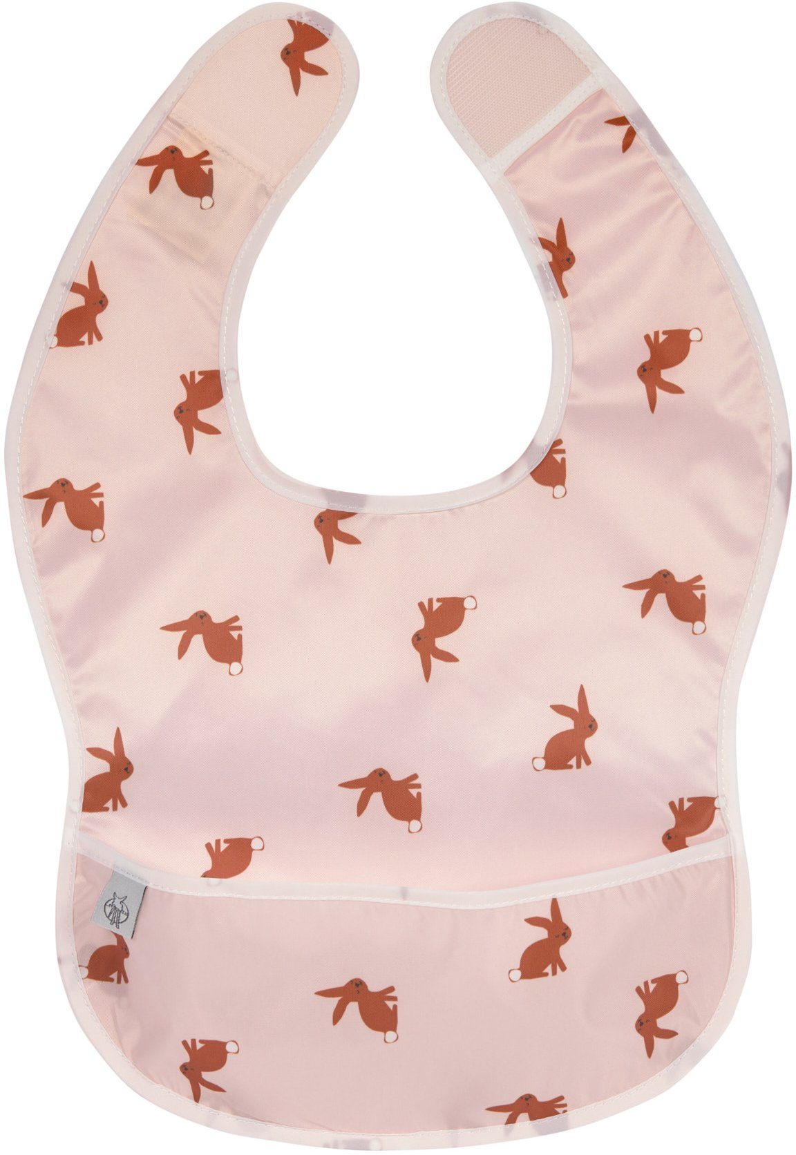 LÄSSIG Lätzchen Little Forest, Hase, (Set, 2-St), m. integriertem Auffangschutz; PETA-approved vegan