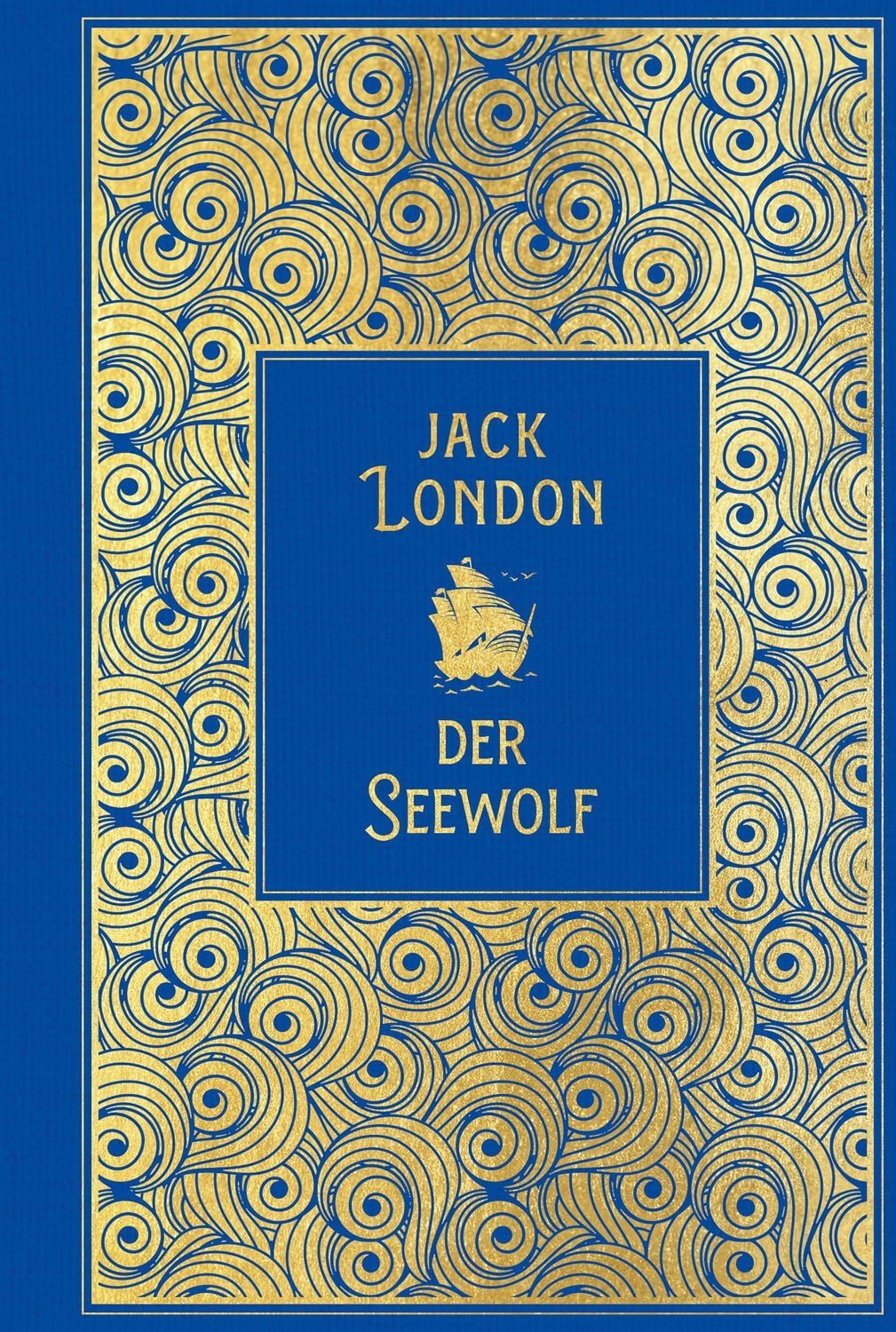 Der Seewolf: mit Illustrationen von Horst Bartsch / Jack London, Leinen mit Goldprägung