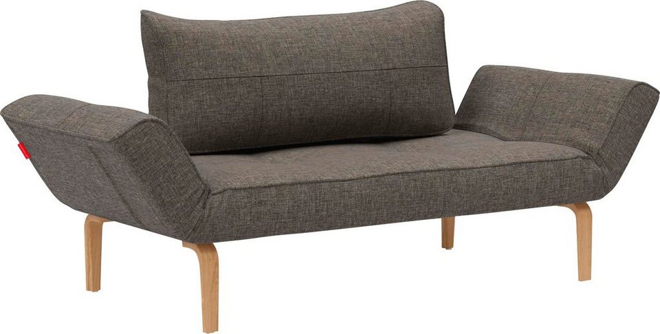 INNOVATION LIVING ™ Schlafsofa »Zeal«, im Scandinavian Design, Bow Beine, inklusive Rückenkissen