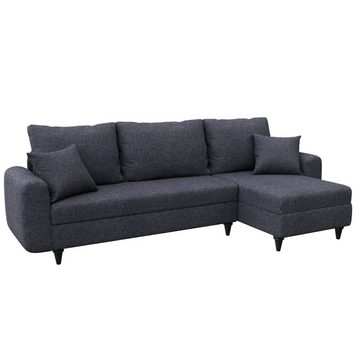 Gozos Ecksofa Palencia, Wohnzimmermöbel, L-Form Sofa, Beidseitg montierbar, 230 cm x 125 cm