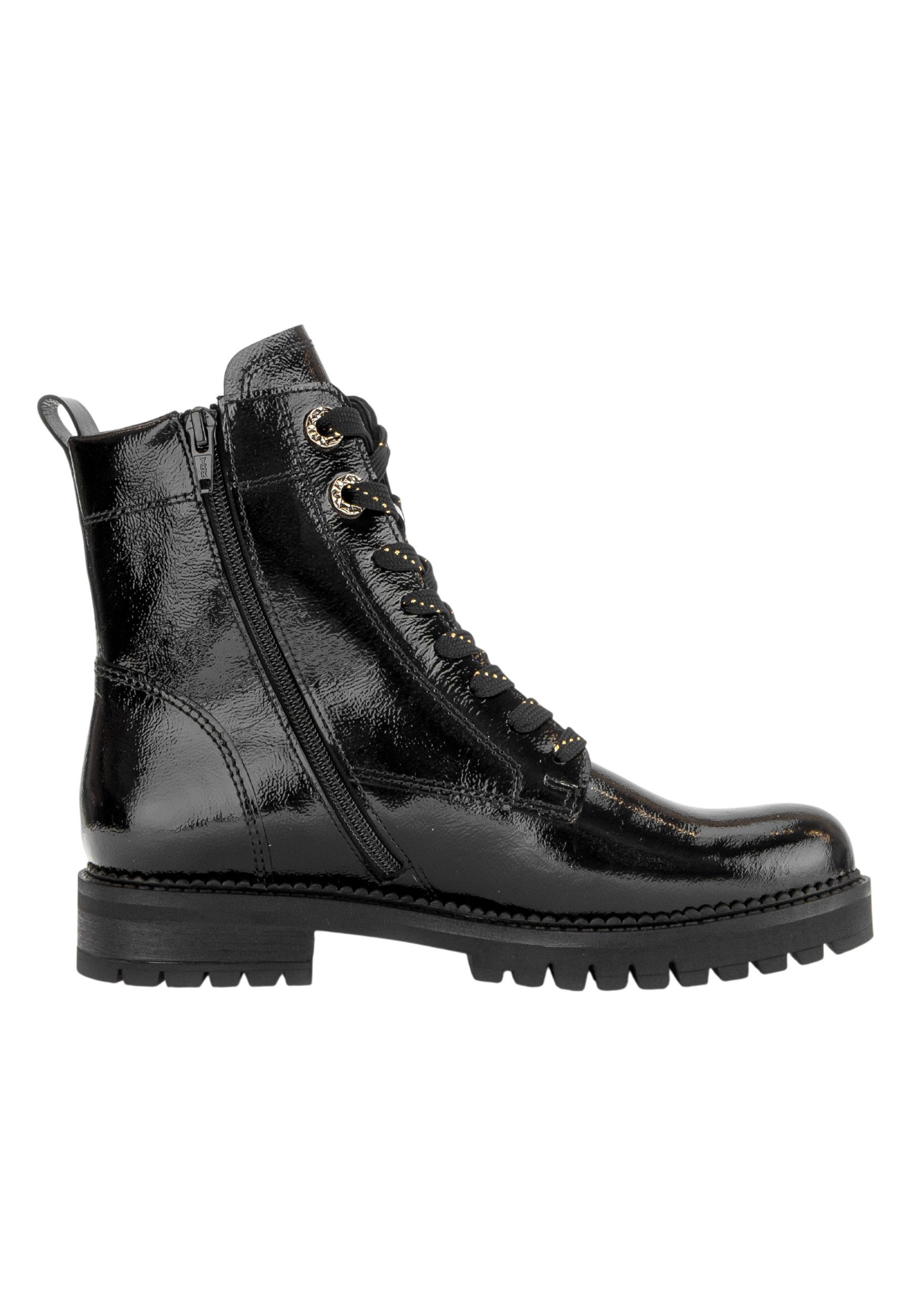 Gabor 8024.05 002 Black Lace Gold Stiefelette