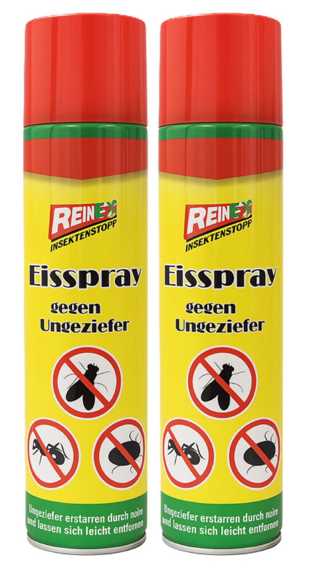 Reinex Insektenvernichter REINEX Eisspray zur Insektenbekämpfung, 400 ml, 2 Flaschen