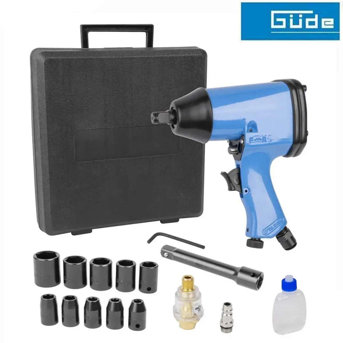 Güde Druckluftgeräte-Set Druckluft Schlagschrauber Satz 10 günstig online kaufen