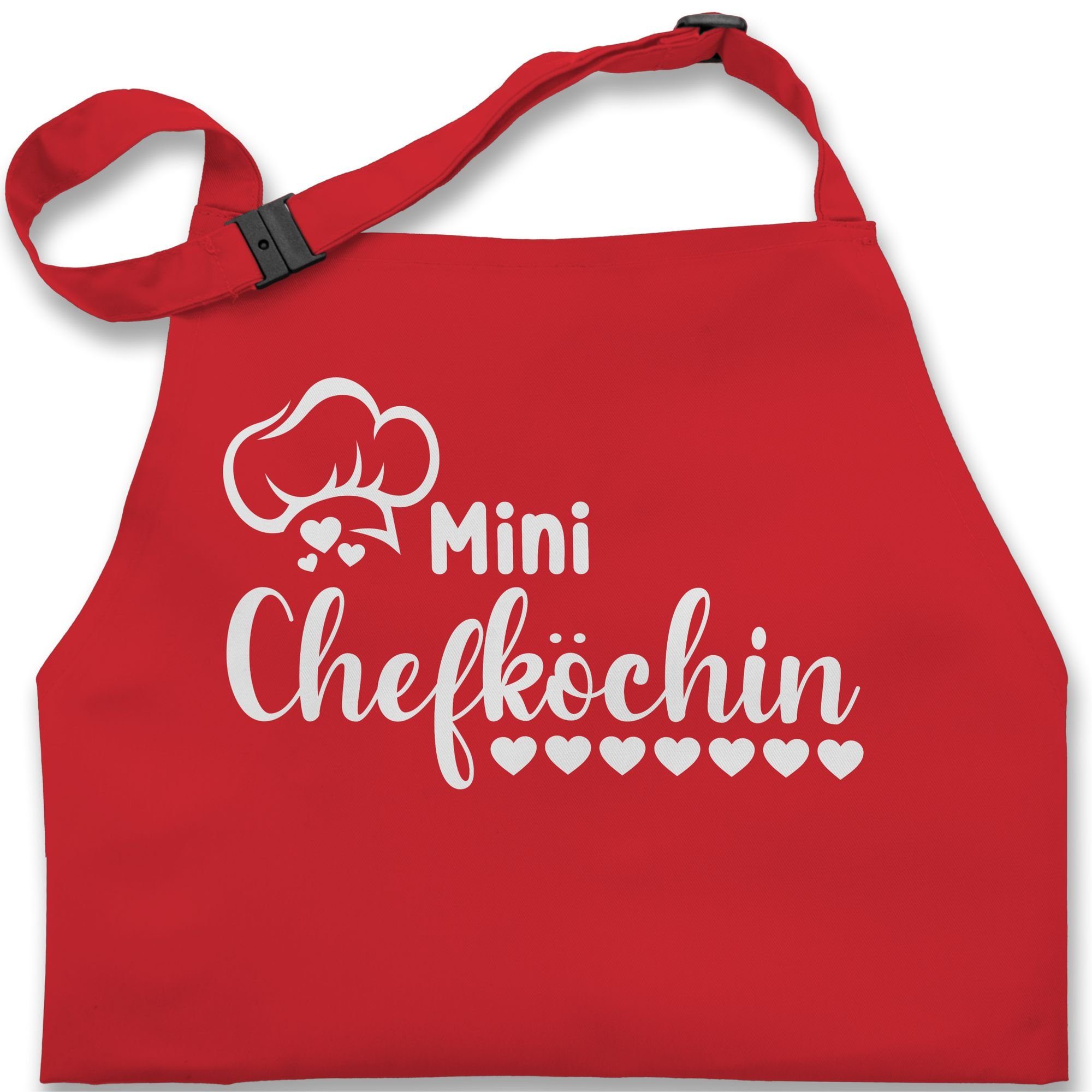 Shirtracer Kochschürze Mini Chefköchin - Geschenk für Mädchen Küche, (1-tlg), Kochschürze