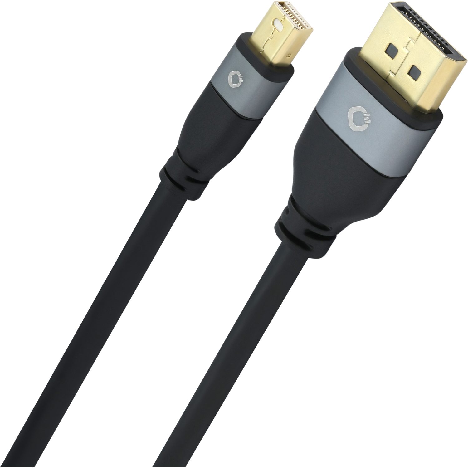 OEHLBACH Impact Plus M1 Displayportkabel DP / DP-Mini Computer-Kabel, DisplayPort, DisplayPort Mini (100 cm), Datenu?bertragung 25,92 GBit/s / 810 Mhz