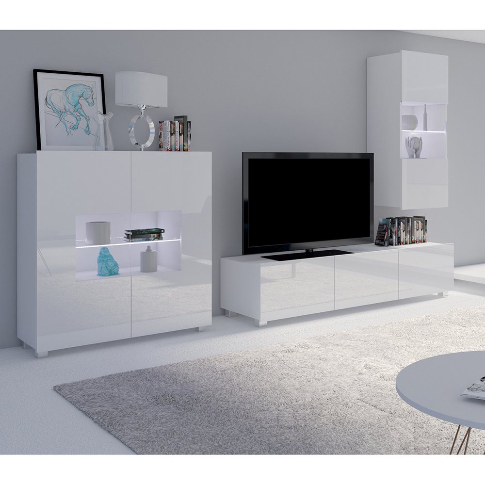 Lomadox Wohnzimmer-Set CAIRNS-132, (Mega-Spar-Set, 3-St., 3-tlg), günstig online kaufen