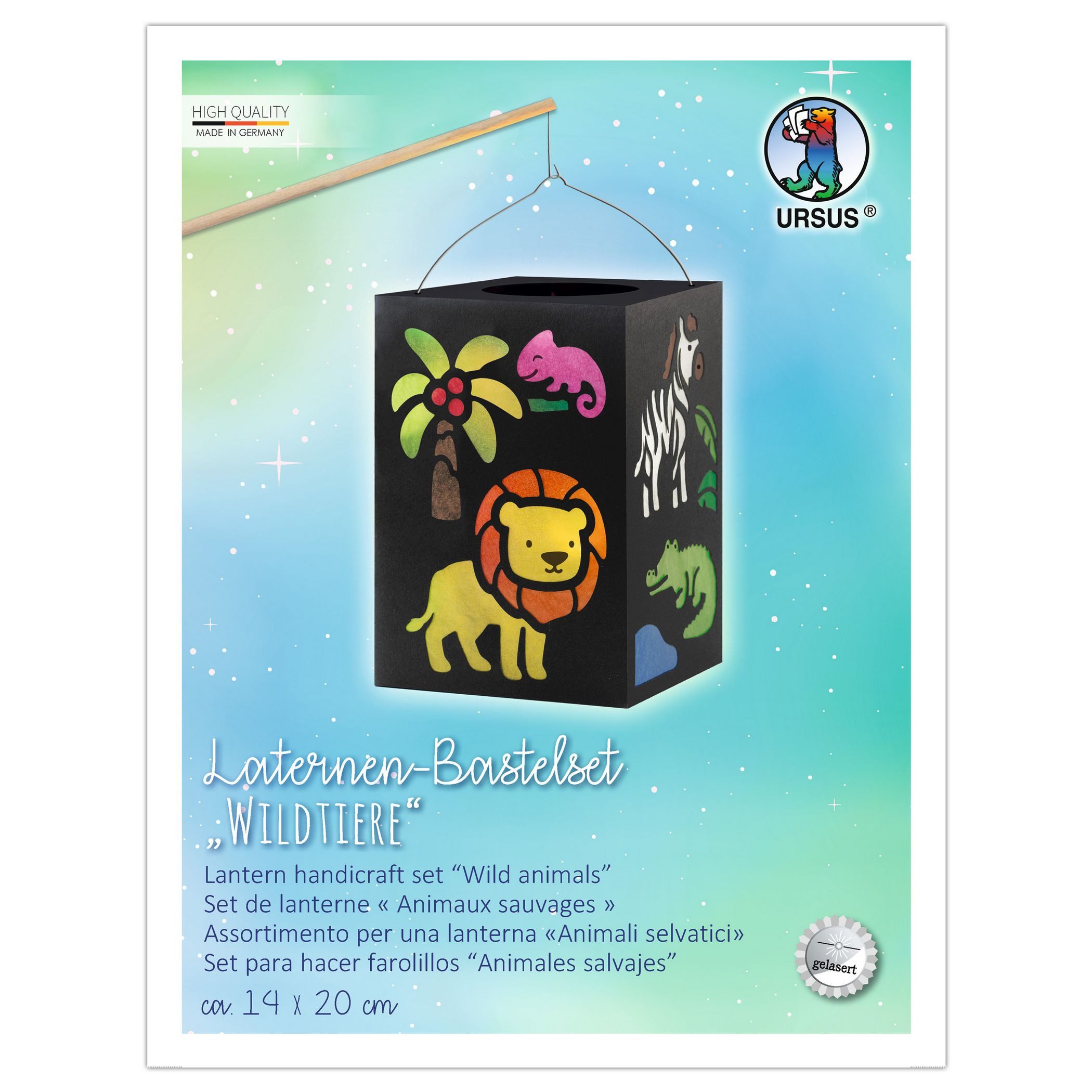 Ursus - Ludwig Bähr Umzugslaterne URSUS Laternen-Bastelset WILDTIERE günstig online kaufen