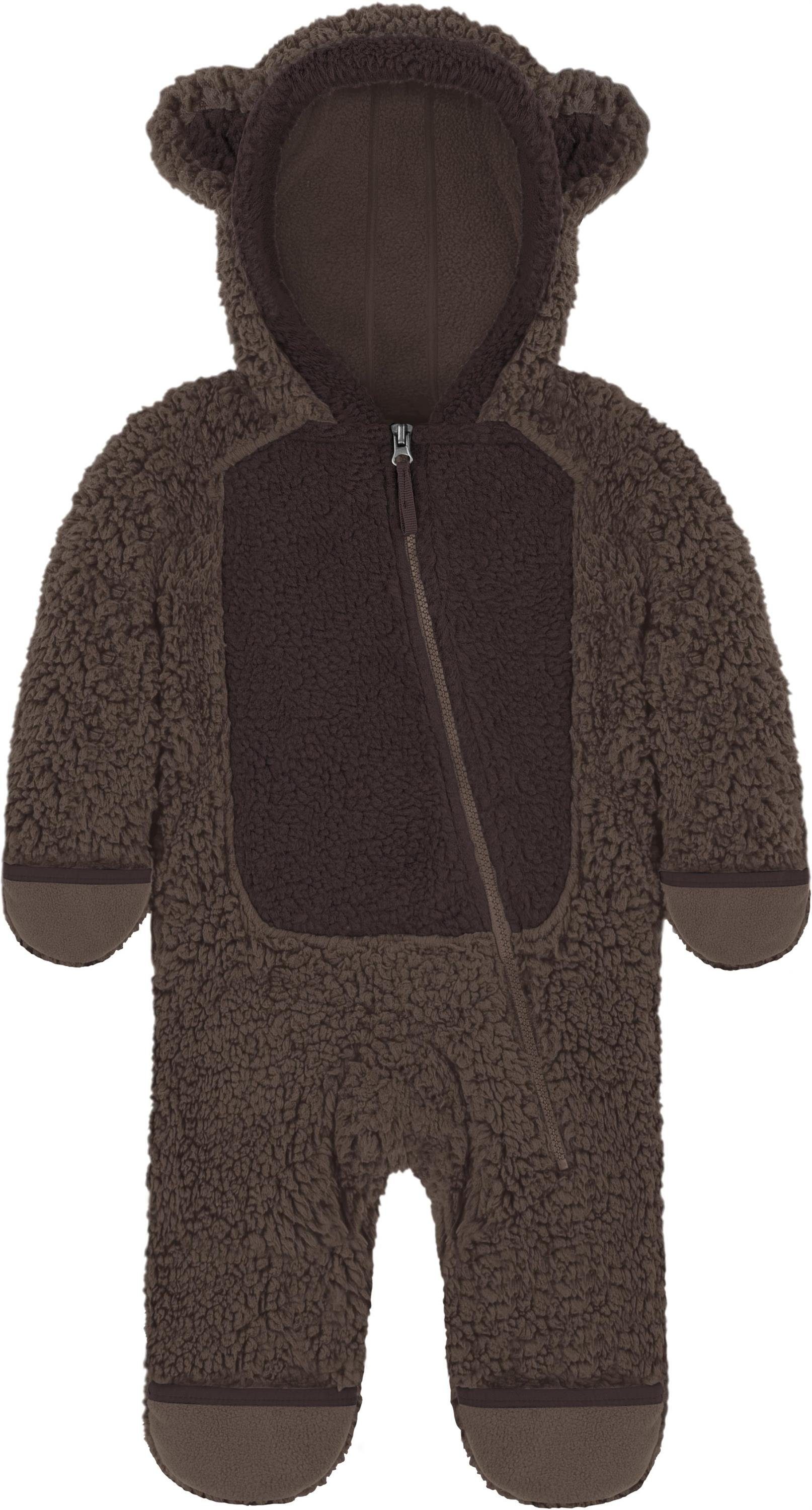 normani Fleeceoverall Kinder Teddy Overall Balivanich Baby Overall Strampler mit Kapuze für Junge und Mädchen