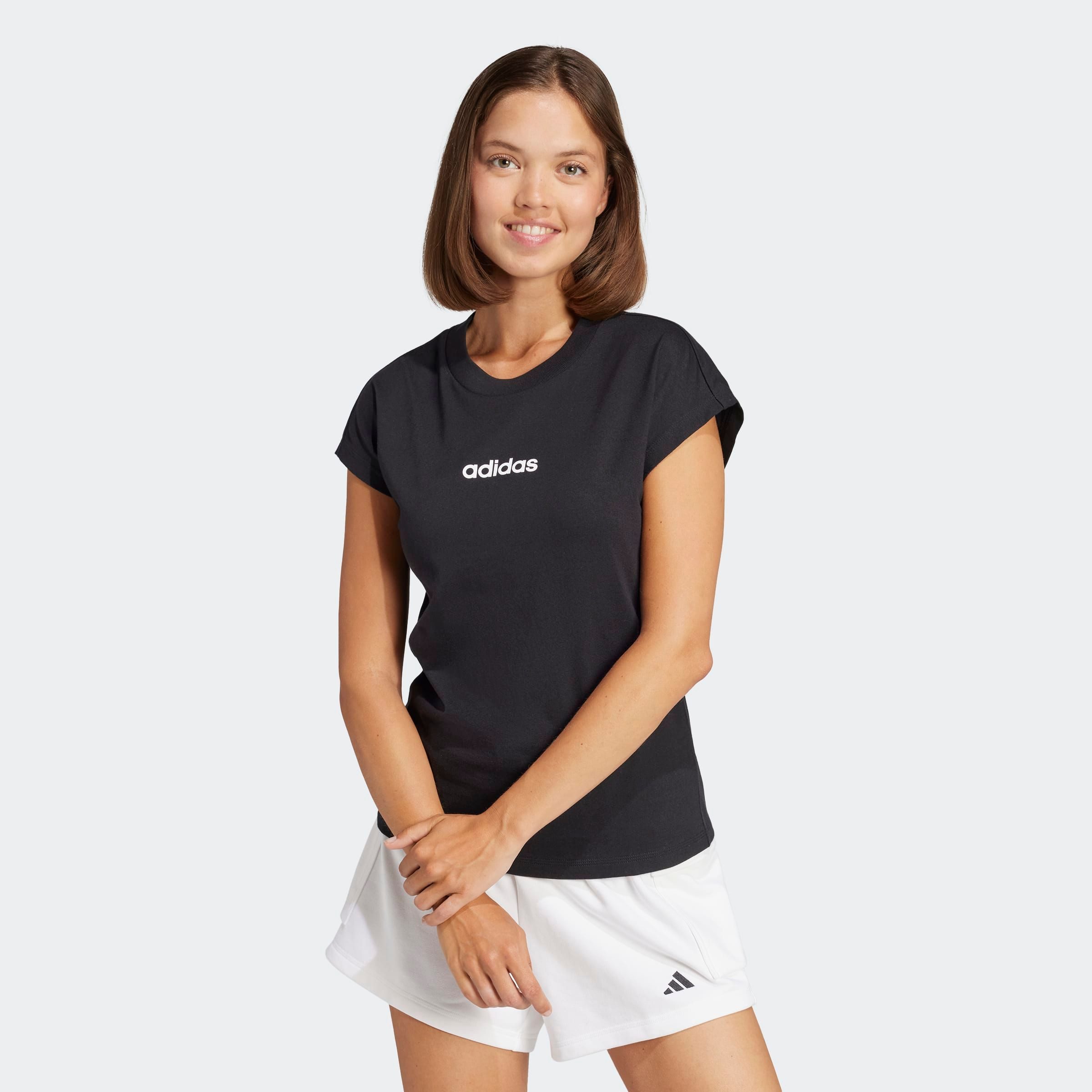 adidas Sportswear T-Shirt W LIN SJ T sportlicher Stil, Kurzarm, ohne Versch günstig online kaufen