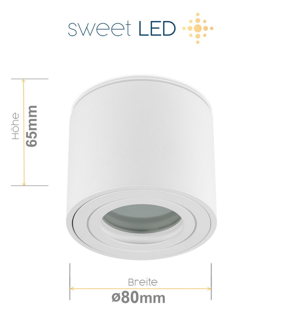 Sweet LED Aufbauleuchte Bad IP44 Aluminium günstig online kaufen