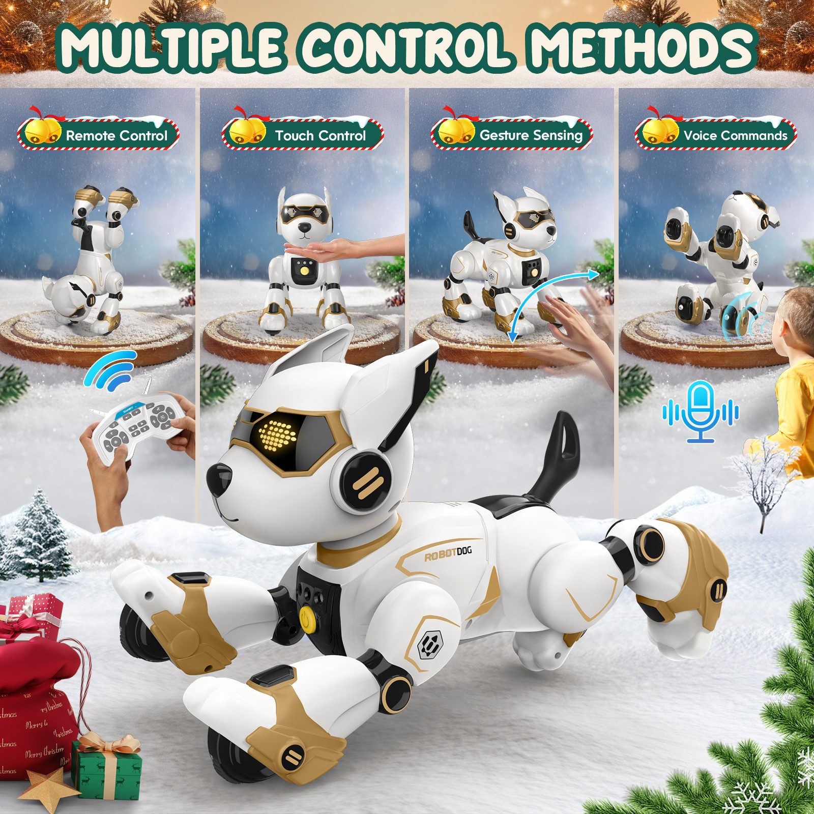 Fanttik RC-Roboter Roboter Hund Kinder Puzzle günstig online kaufen