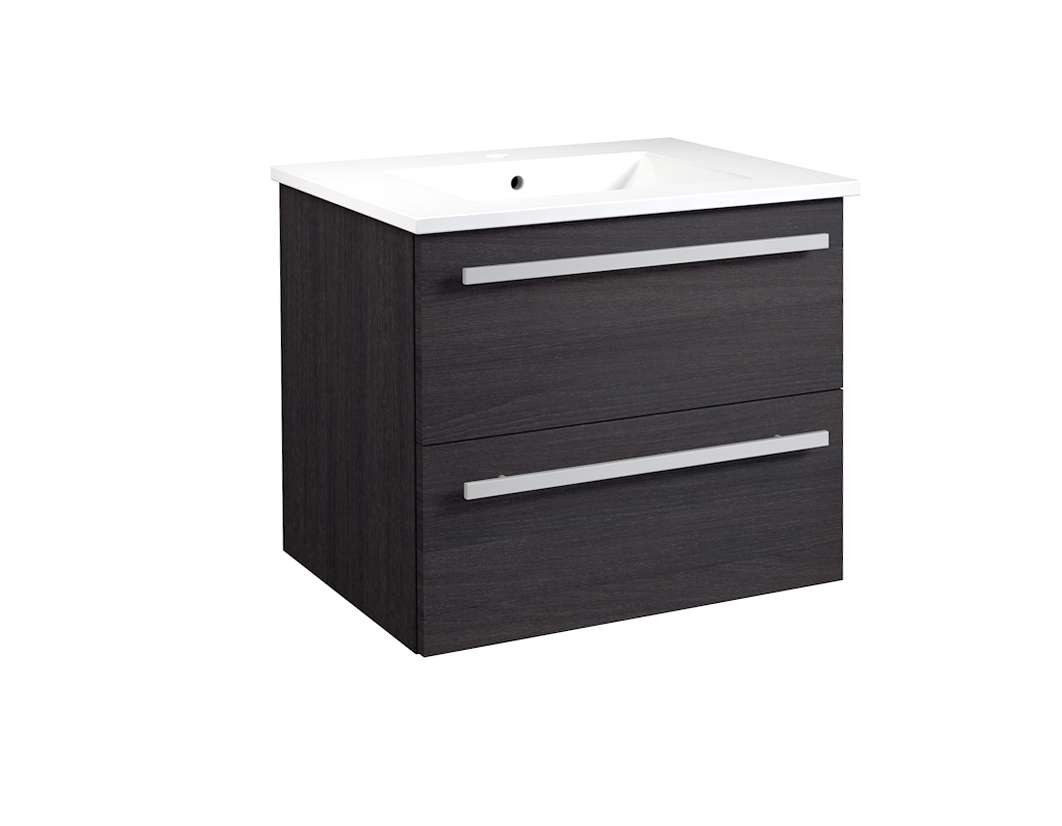 welltime Waschtisch Serena, Waschbeckenunterschrank inkl. Waschbecken, Badmöbel, Breite 61,5 cm, Soft-Close-Funktion, FSC®