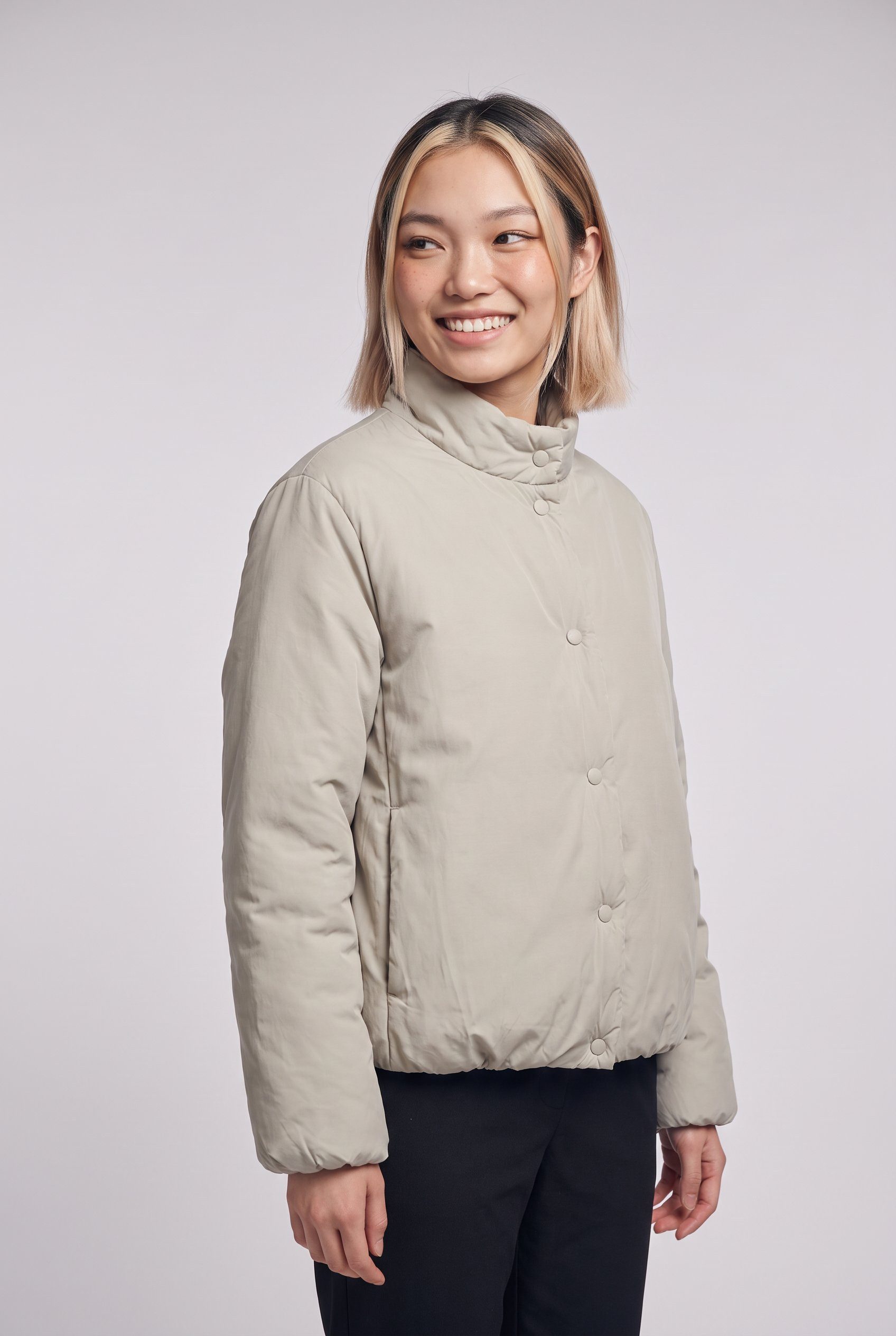 Vero Moda Kurzjacke VMROSIA SHORT JACKET BOO Kunstfaser – Bild 2 von 5