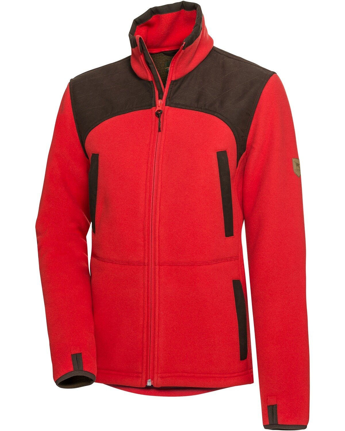 Parforce Fleecejacke Rot/Oliv Artemis-Sherpa PS Signal-Fleecejacke Damen 5000