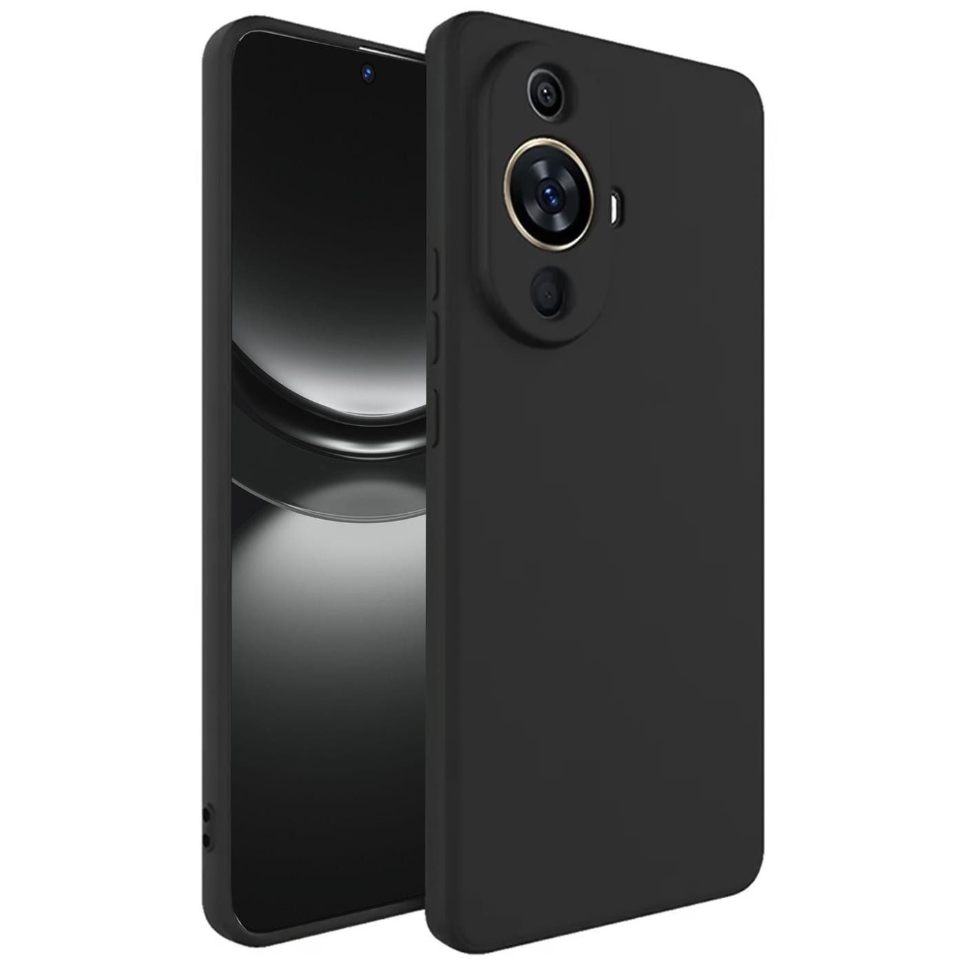 HAOYE Hülle Für Huawei Nova 11i - Dünnes Glas-Backcover Mit Farbverlauf & Stoßfester TPU-Rahmen