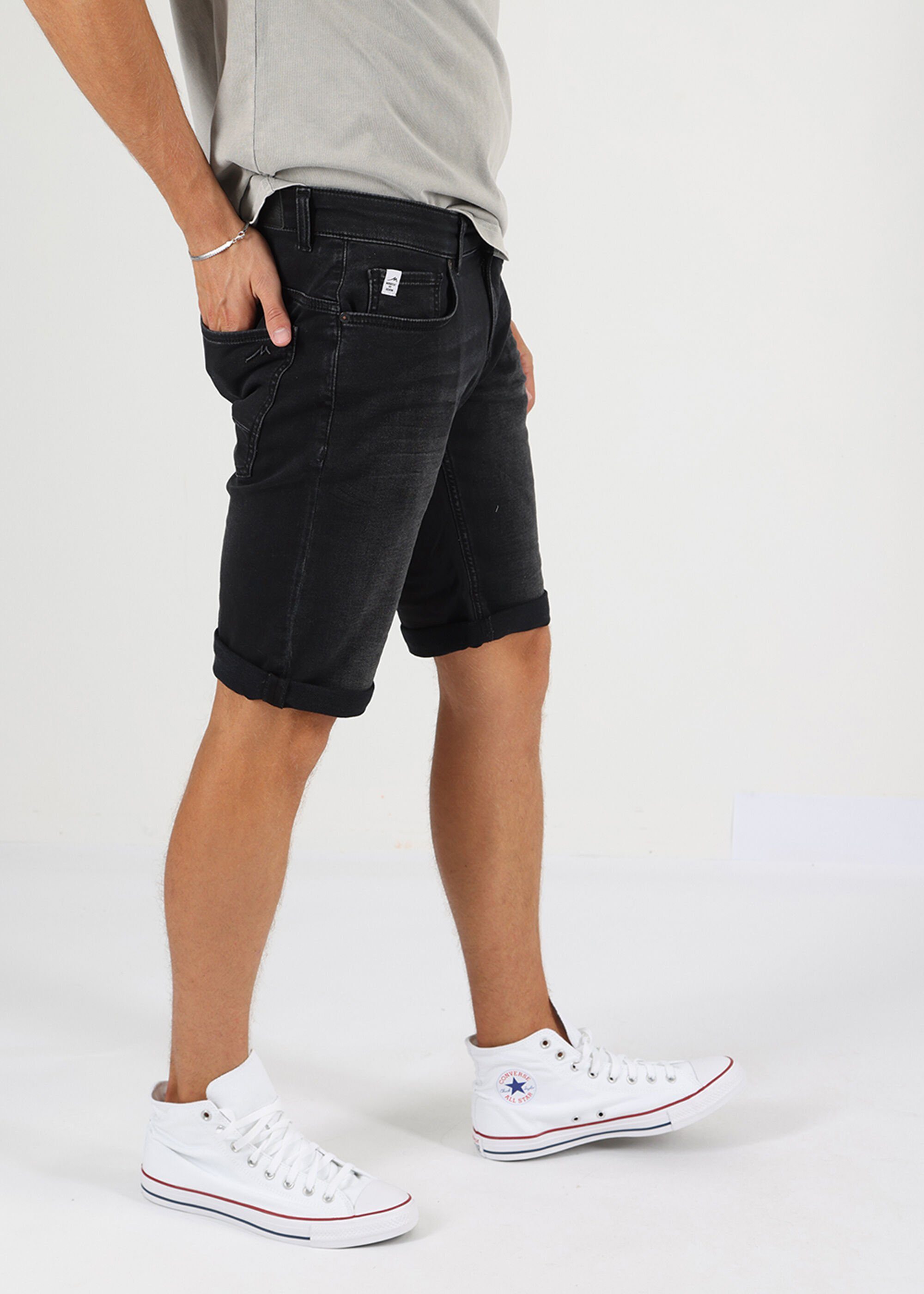 Miracle of Denim Shorts Pocket 5 Shorts Trevol Style im Black Paramount