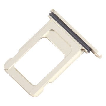 Wigento SIM + SIM Card Tray für Apple iPhone 15 Plus Ersatzteil Gelb Tablet-Adapter, 0 cm